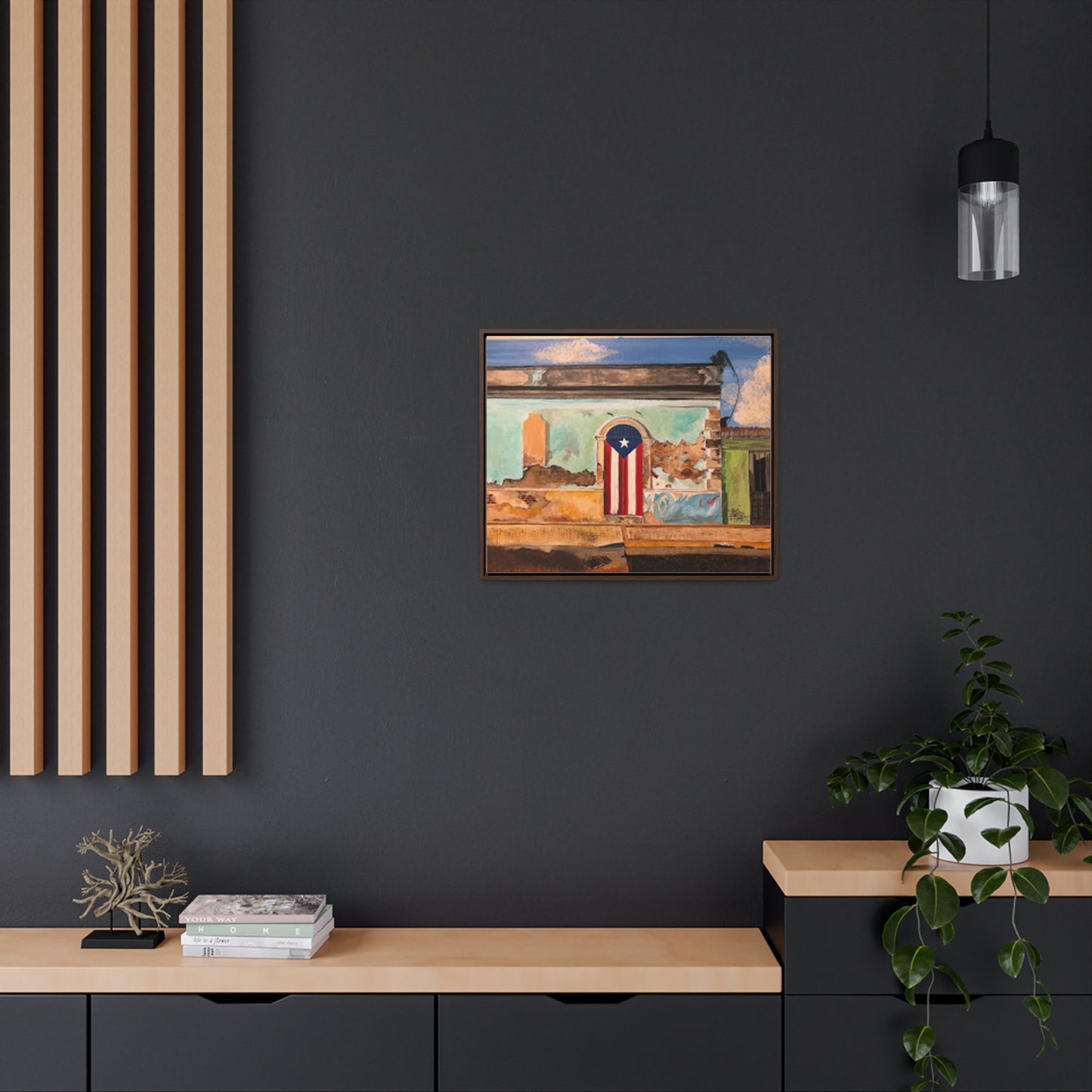 Puertas Gallery Canvas Wraps, Horizontal Frame
