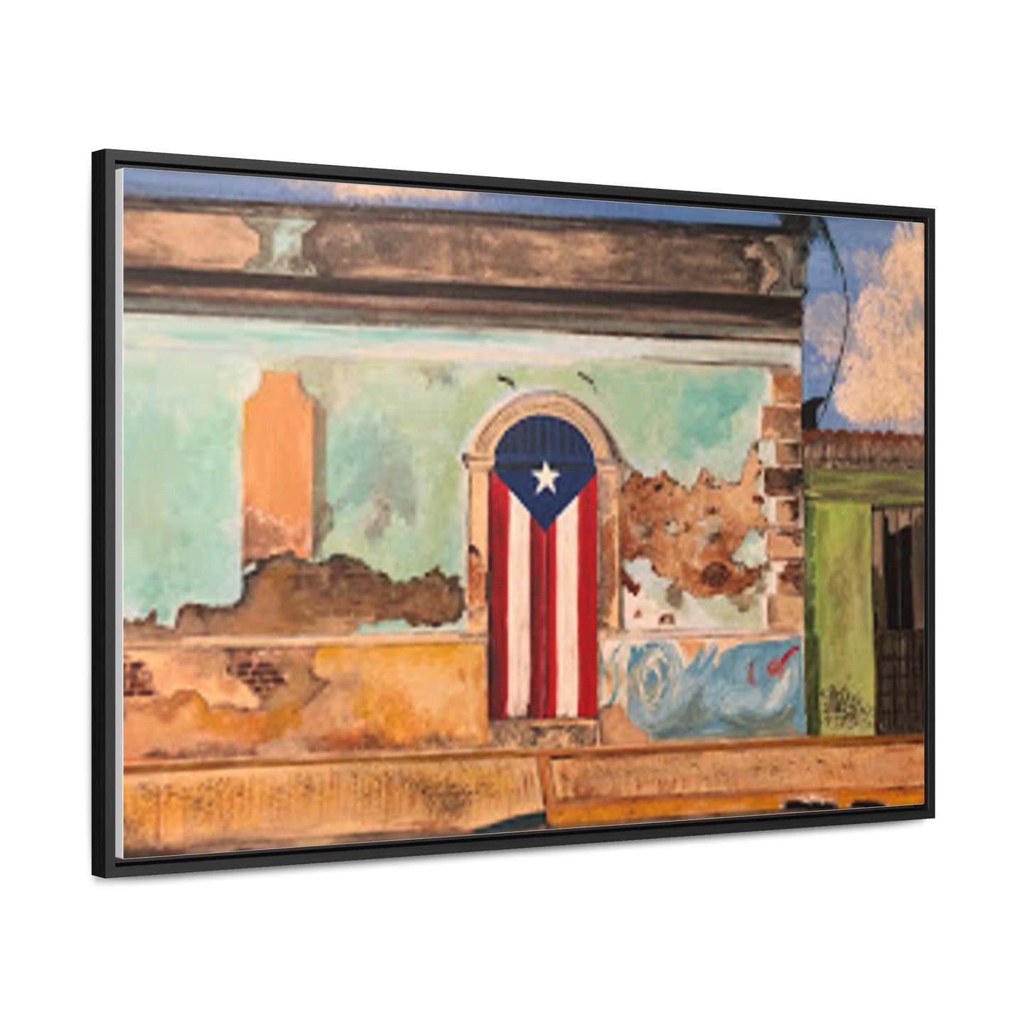 Puertas Gallery Canvas Wraps, Horizontal Frame