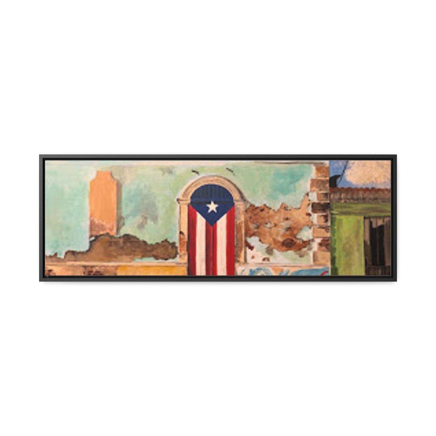 Puertas Gallery Canvas Wraps, Horizontal Frame
