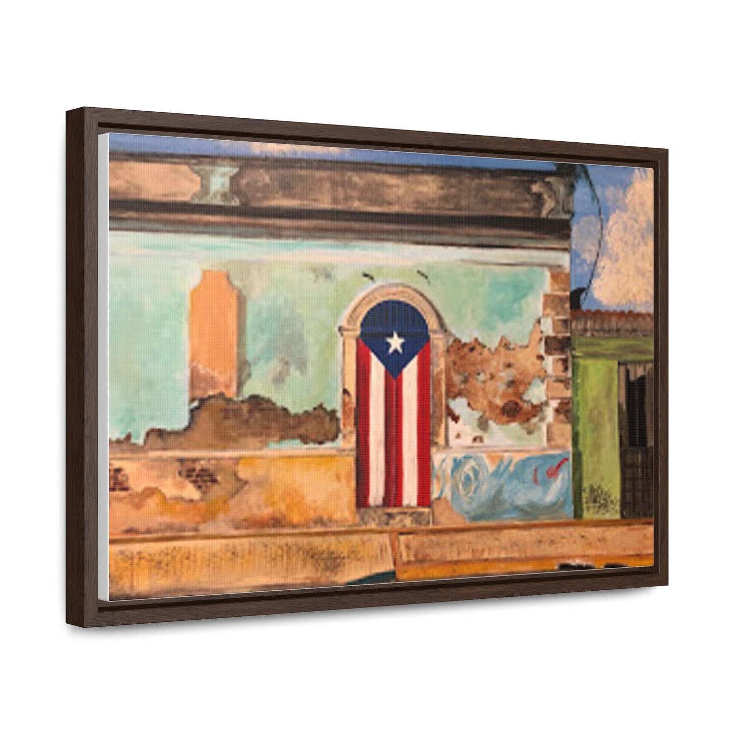 Puertas Gallery Canvas Wraps, Horizontal Frame