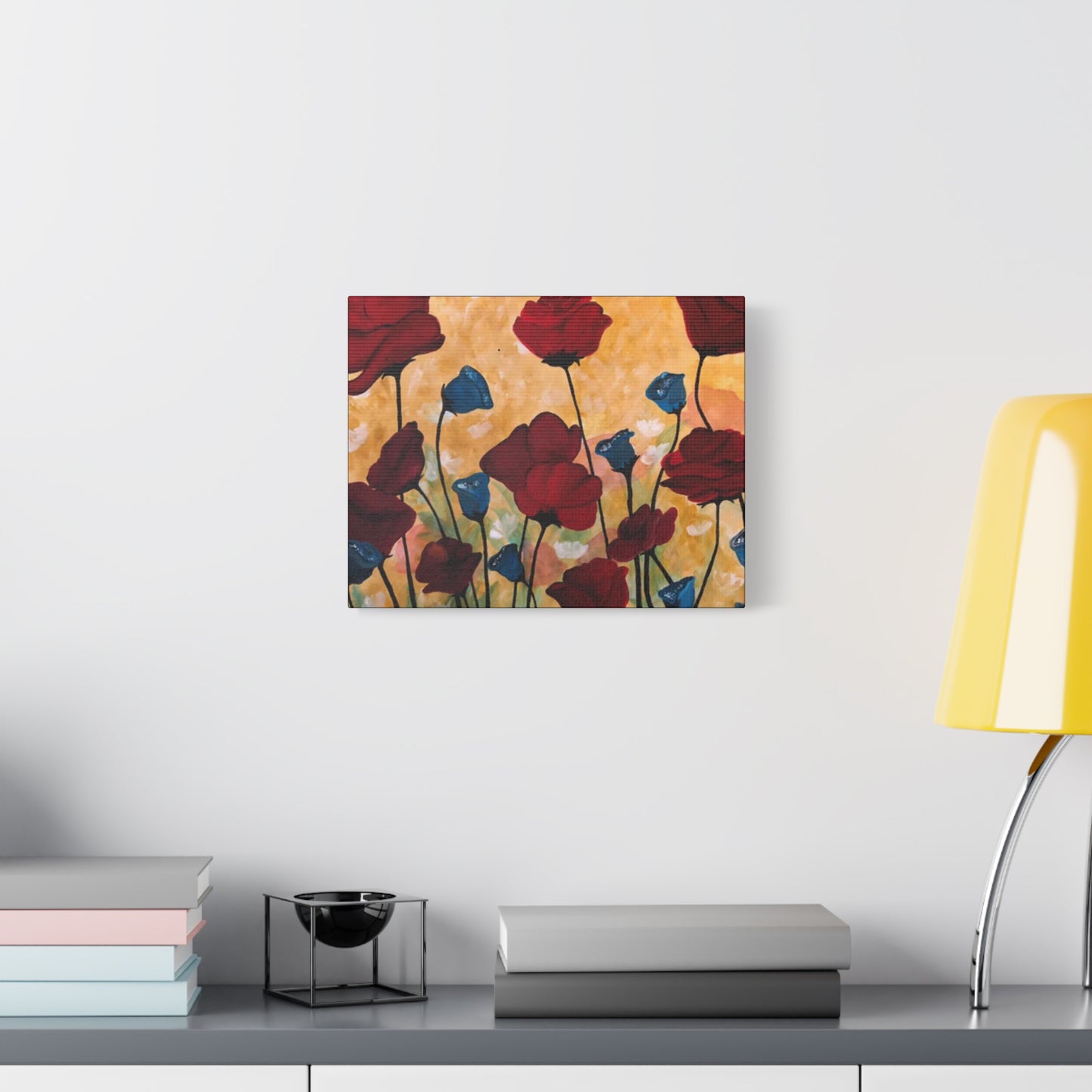 Field of Poppies Matte Canvas, Stretched, 1.25"