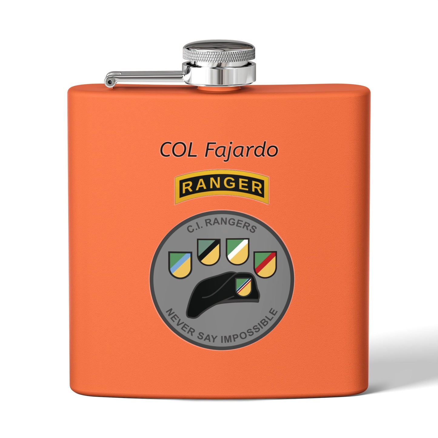 Stainless Steel Flask, 6oz