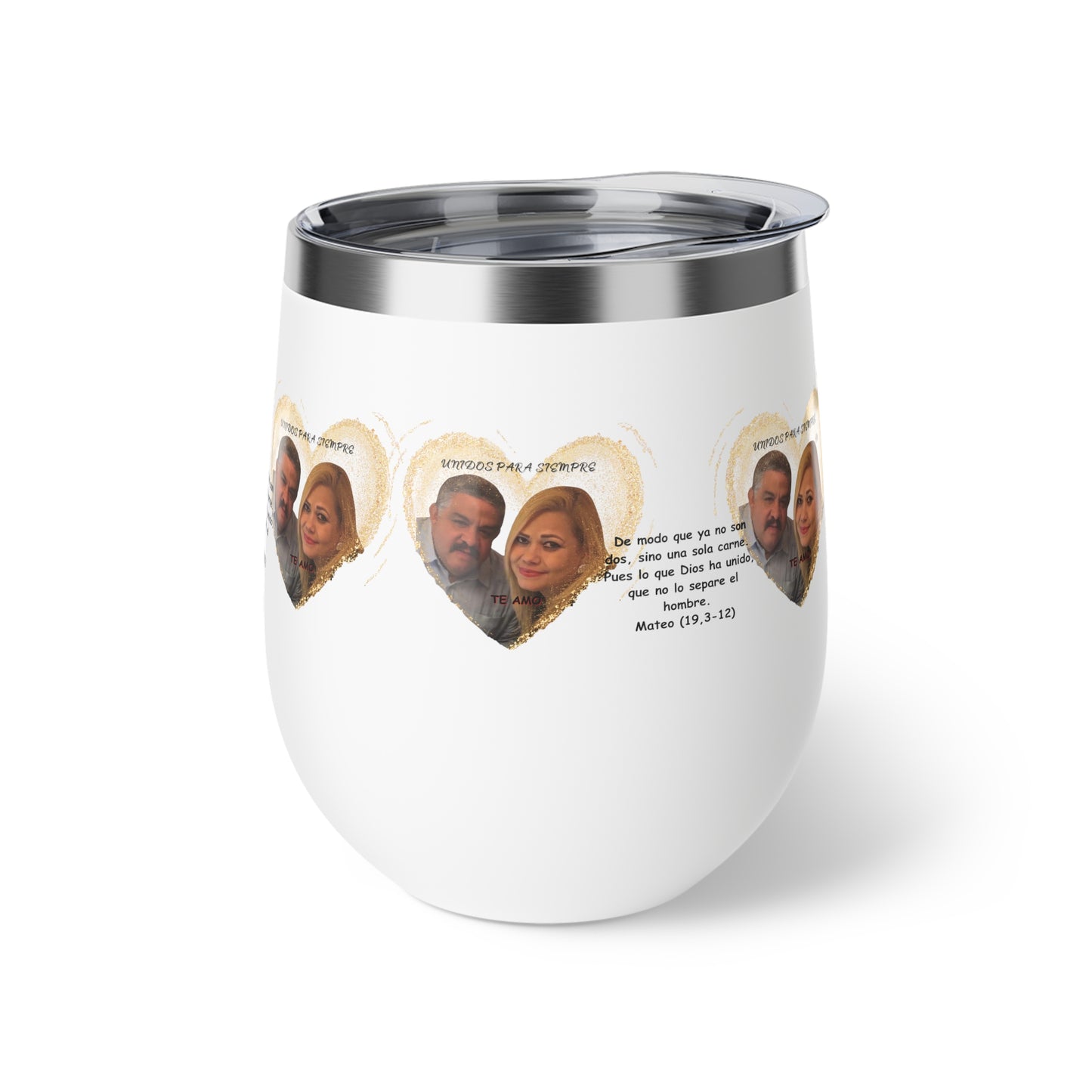 Lo Que Dios Ha Unido Copper Vacuum Insulated Cup, 12oz