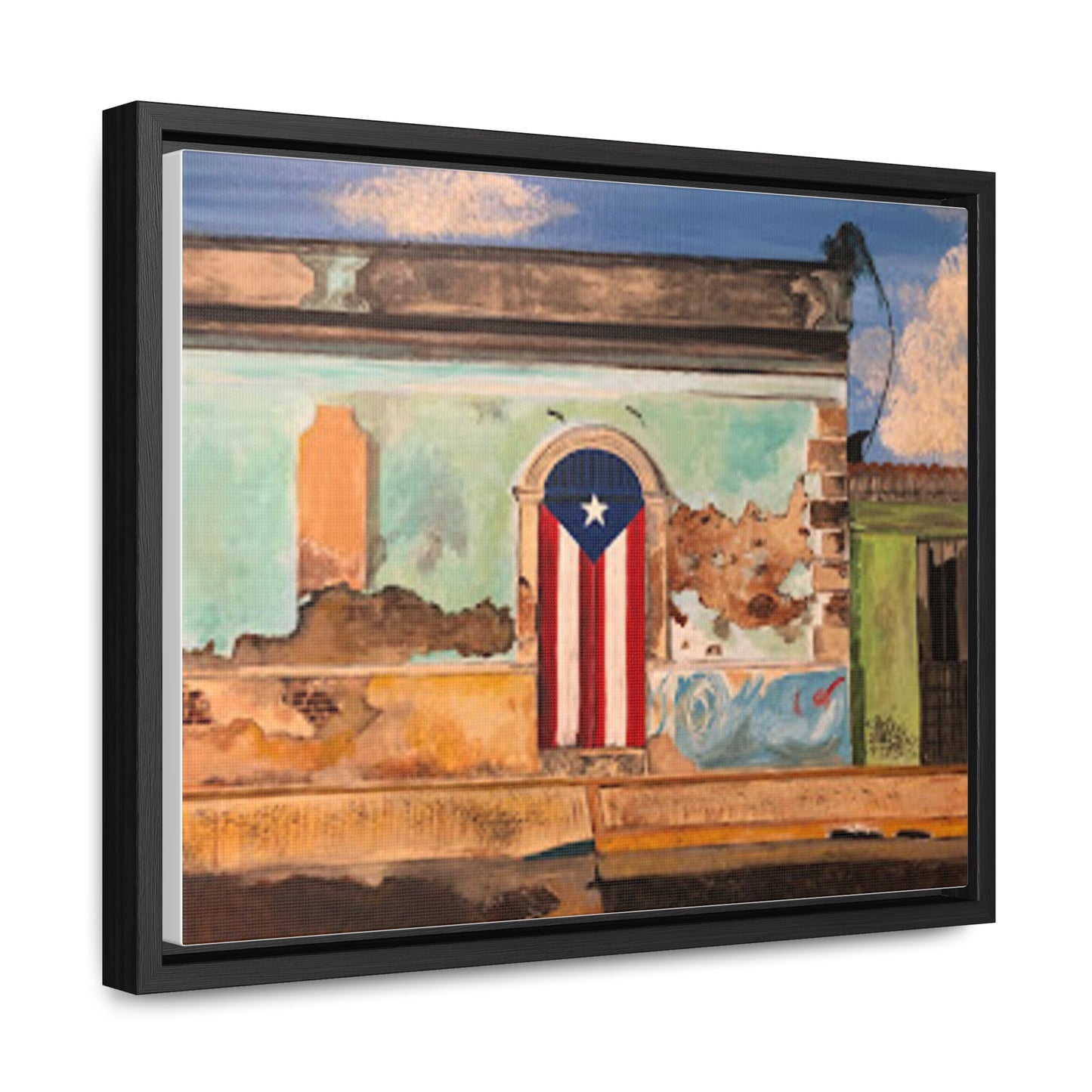 Puertas Gallery Canvas Wraps, Horizontal Frame