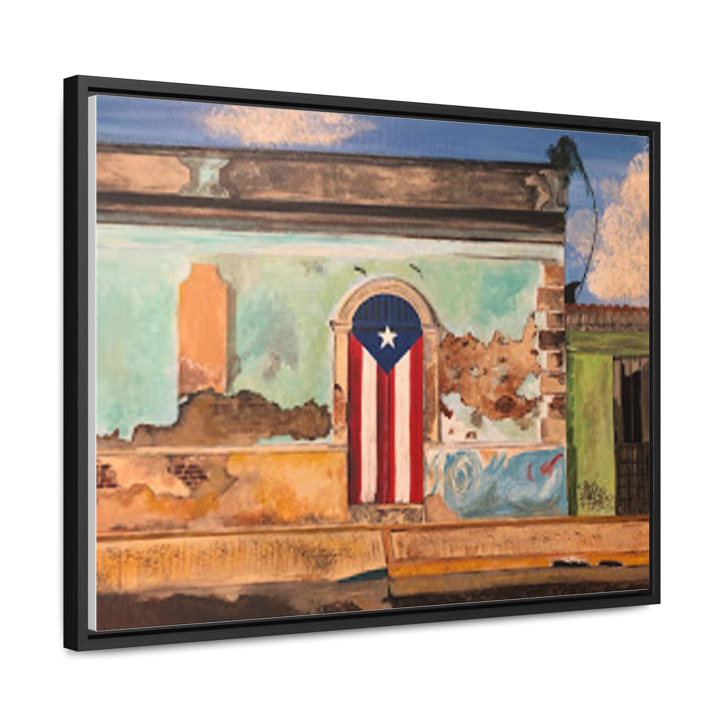 Puertas Gallery Canvas Wraps, Horizontal Frame