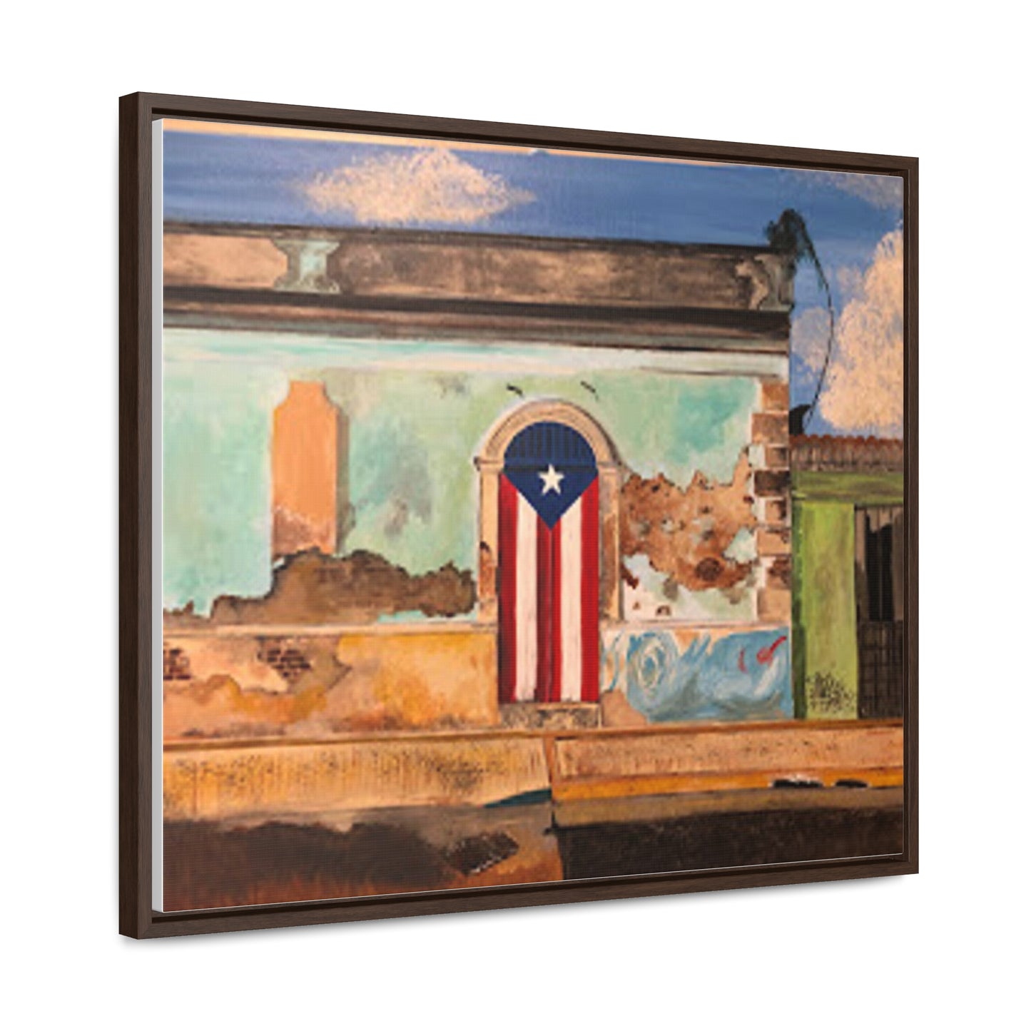 Puertas Gallery Canvas Wraps, Horizontal Frame