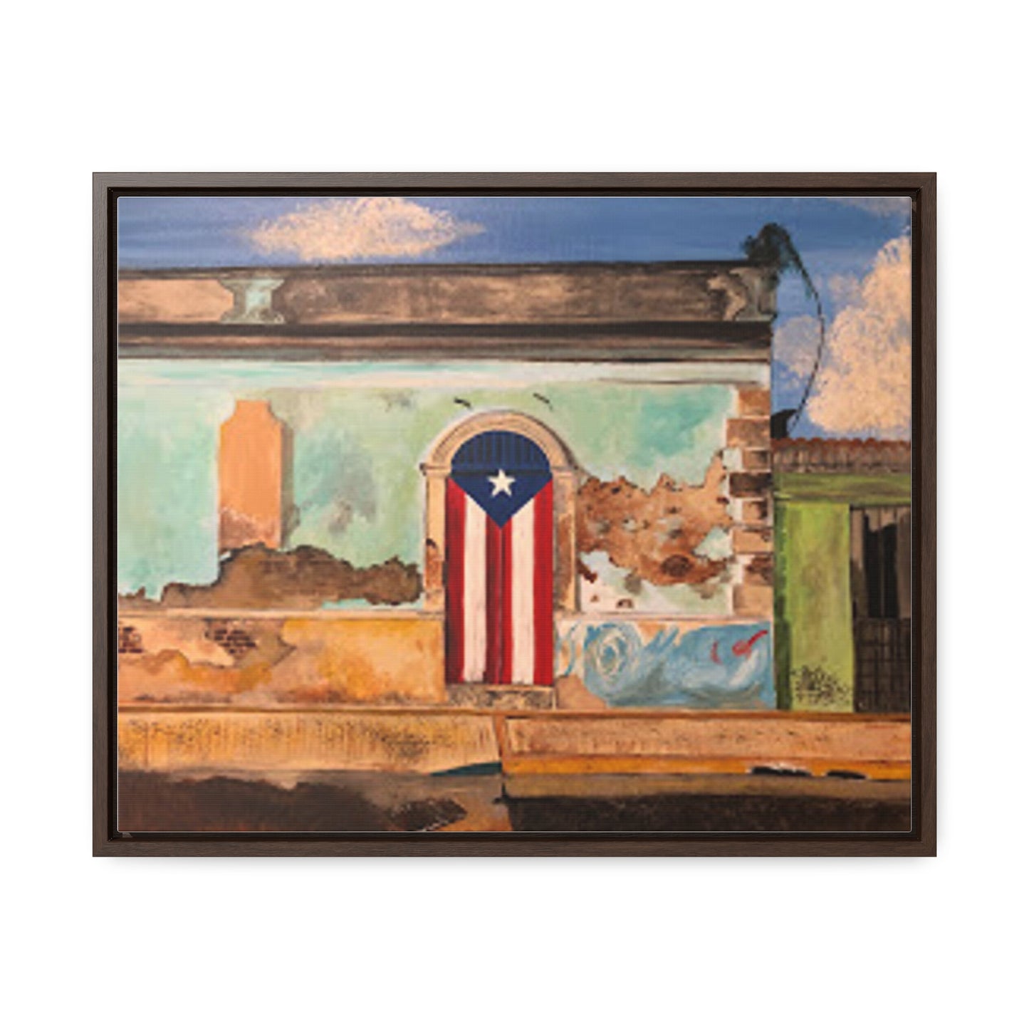 Puertas Gallery Canvas Wraps, Horizontal Frame