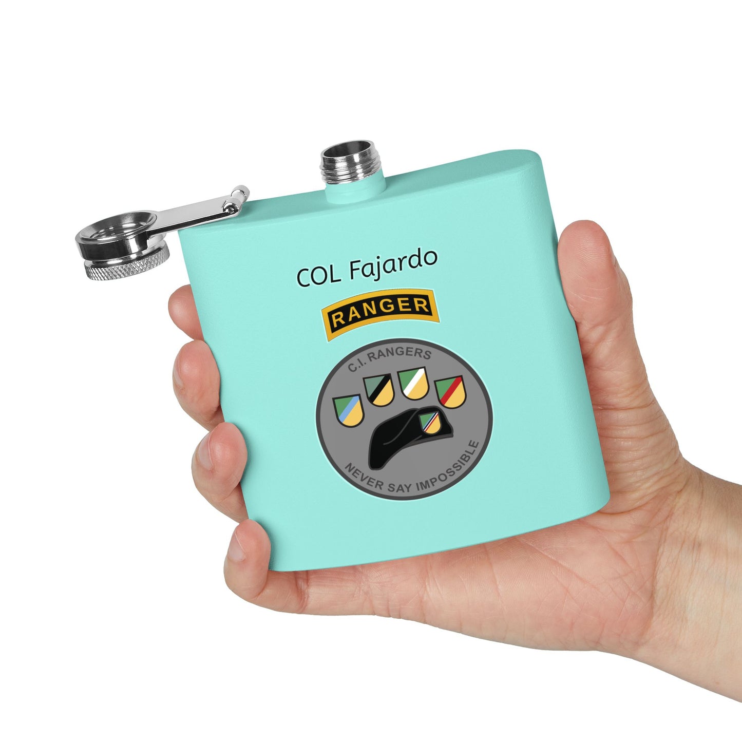 Stainless Steel Flask, 6oz