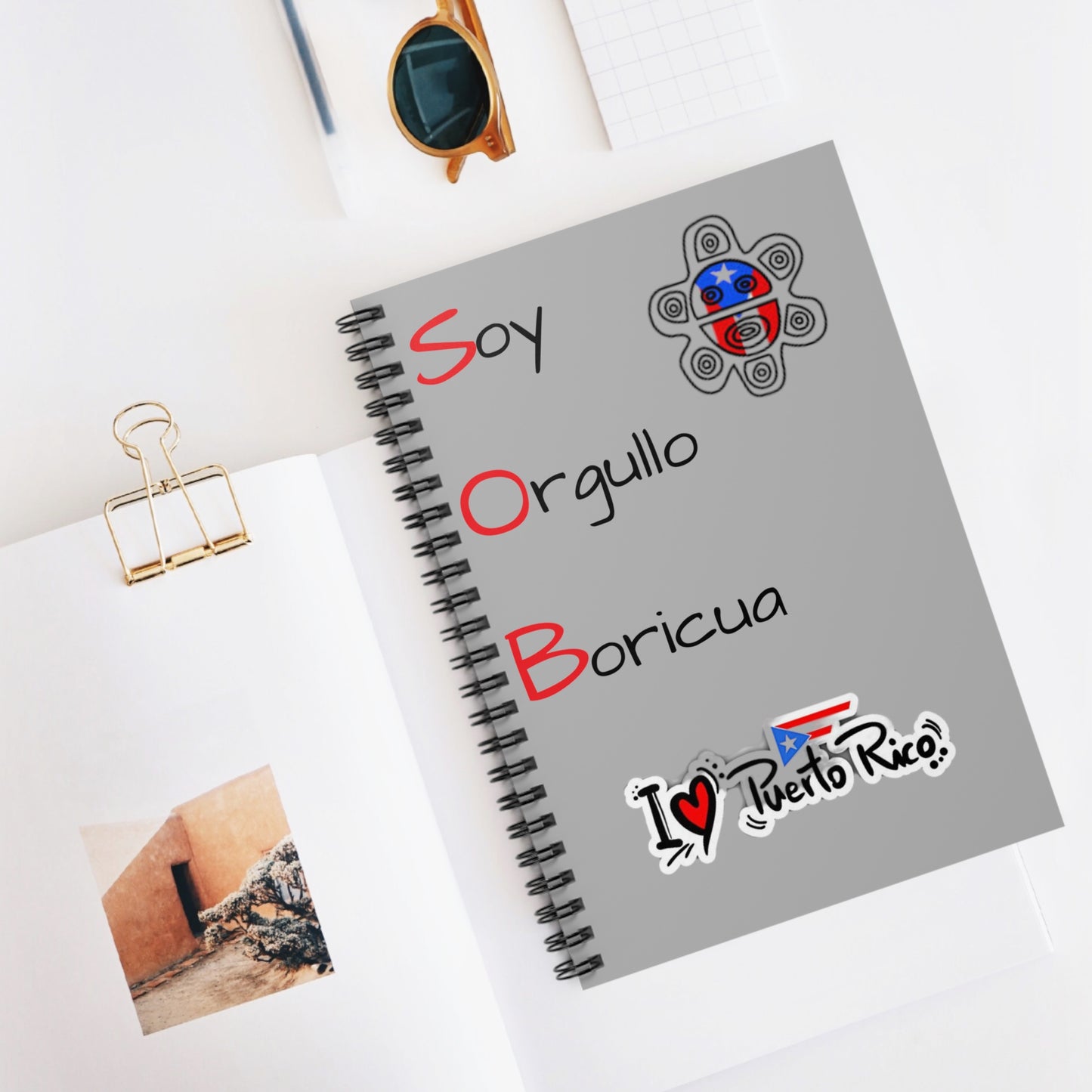 I Love Puerto Rico Spiral Notebook - Ruled Line
