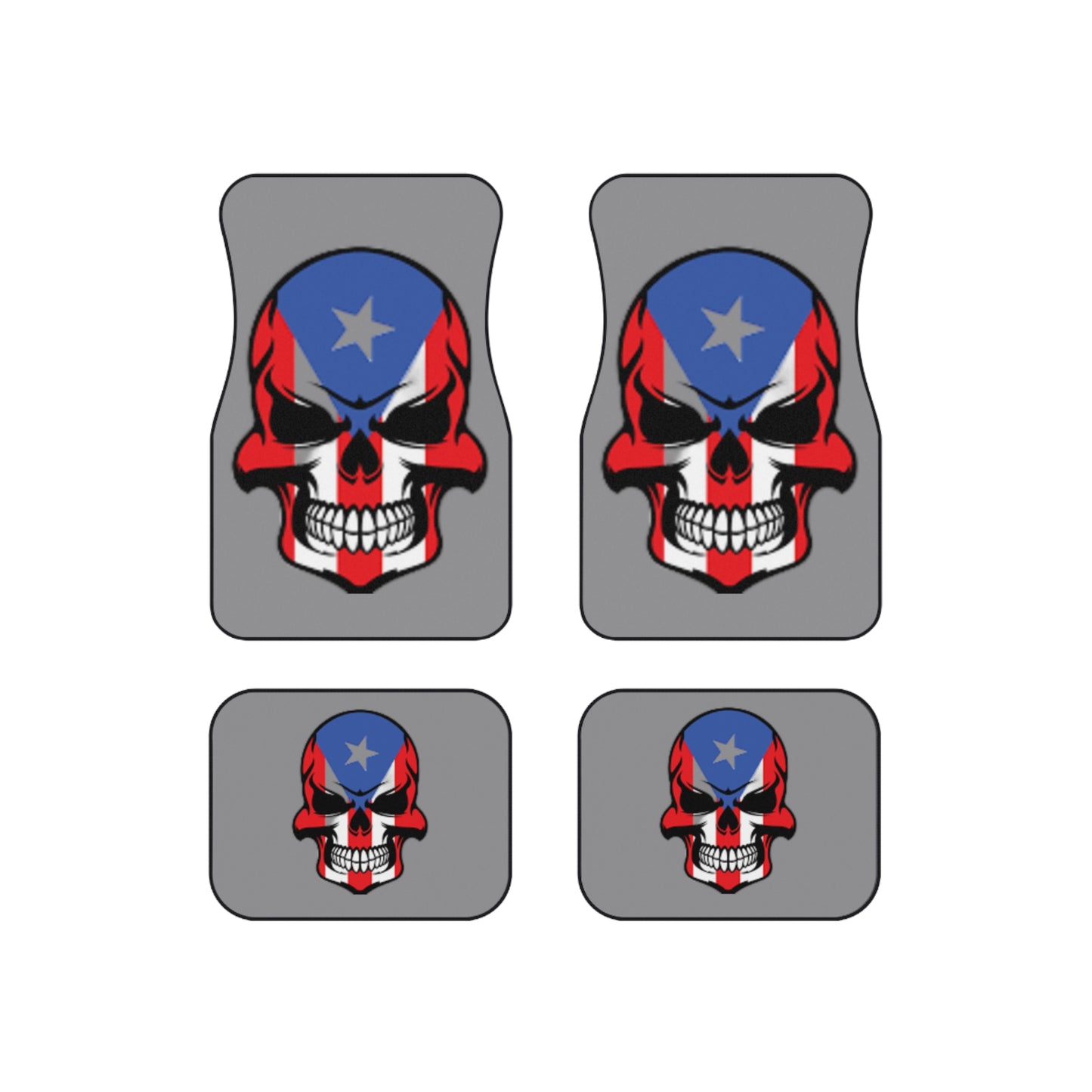 PR Skull Car Mats (Set of 4)
