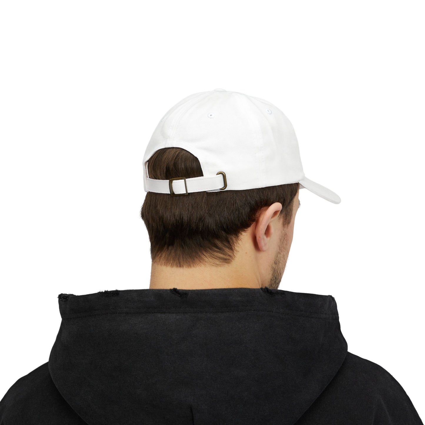 Oss Martial Arts Classic Dad Cap with OSS Design, Casual Sports Hat, Gift for Dad, Summer Accessory, Adjustable White Cap, Trendy Headwear