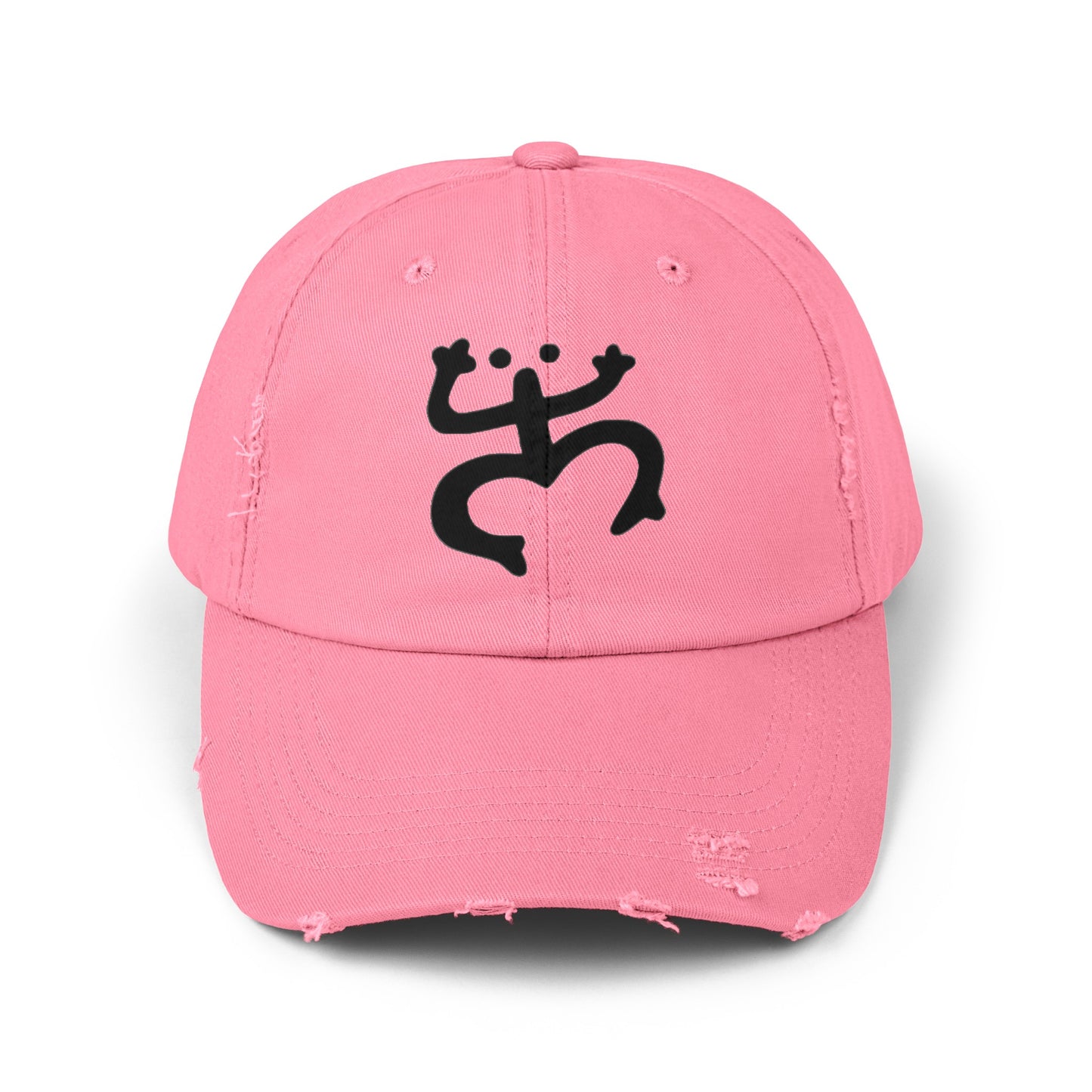 Coqui Taino Unisex Distressed Cap