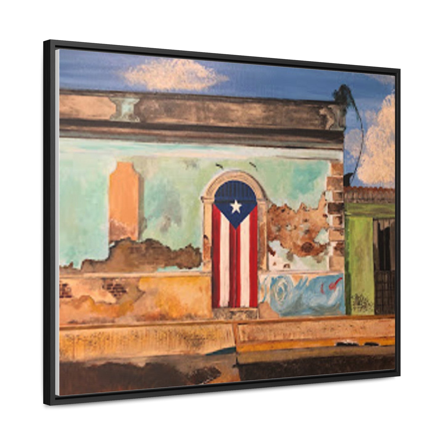 Puertas Gallery Canvas Wraps, Horizontal Frame