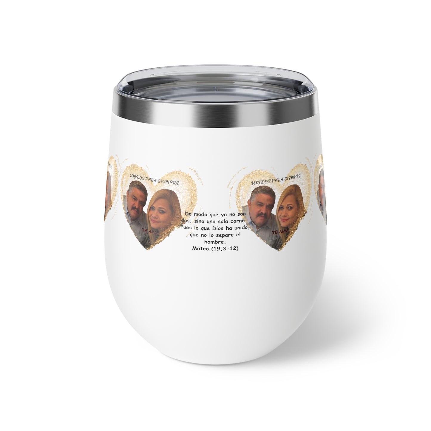 Lo Que Dios Ha Unido Copper Vacuum Insulated Cup, 12oz