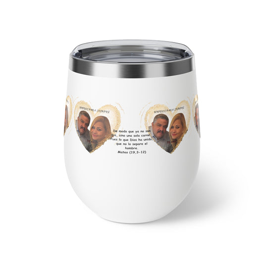 Lo Que Dios Ha Unido Copper Vacuum Insulated Cup, 12oz