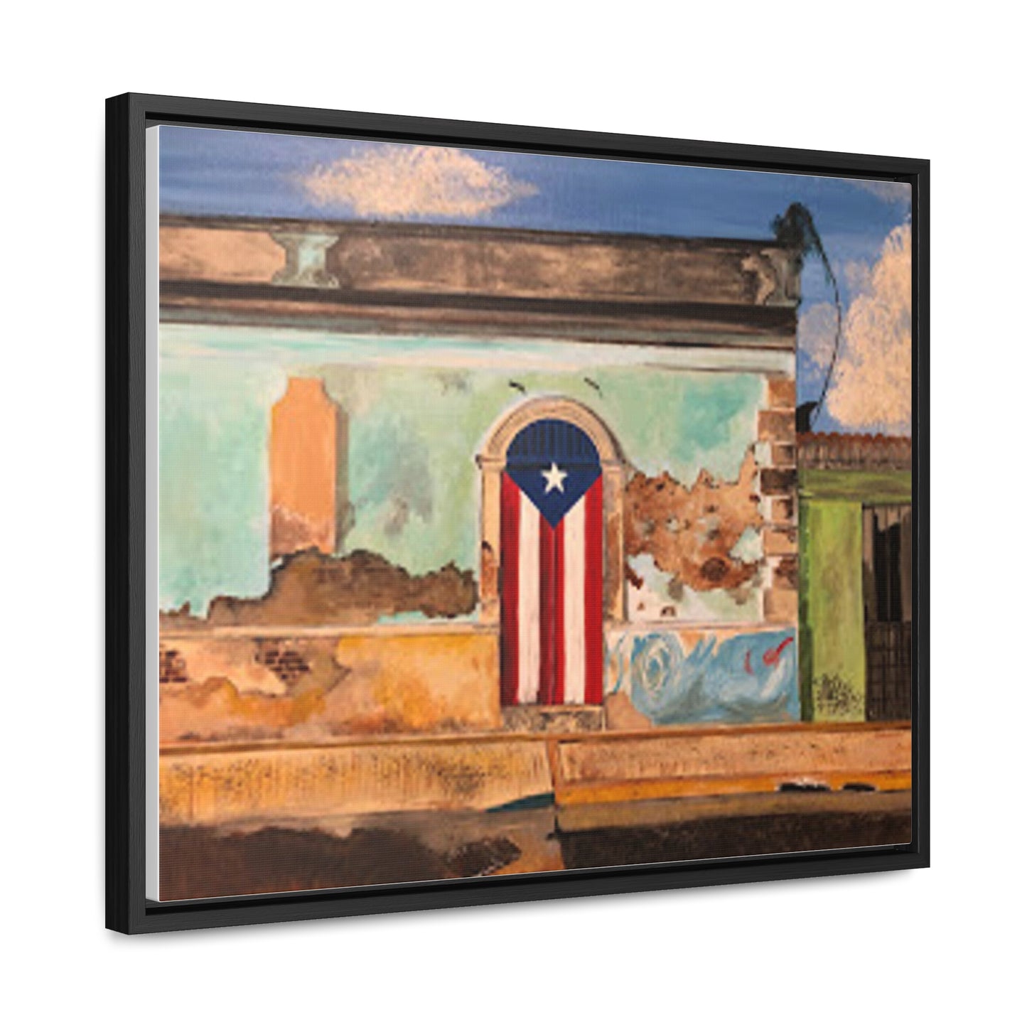 Puertas Gallery Canvas Wraps, Horizontal Frame