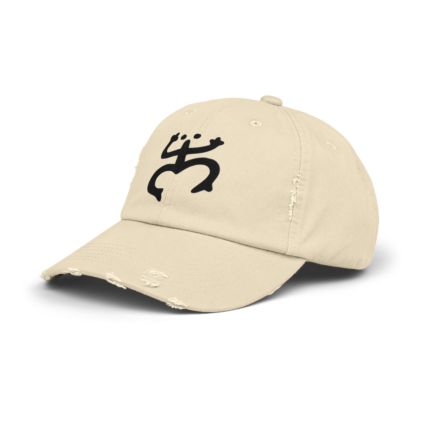 Coqui Taino Unisex Distressed Cap