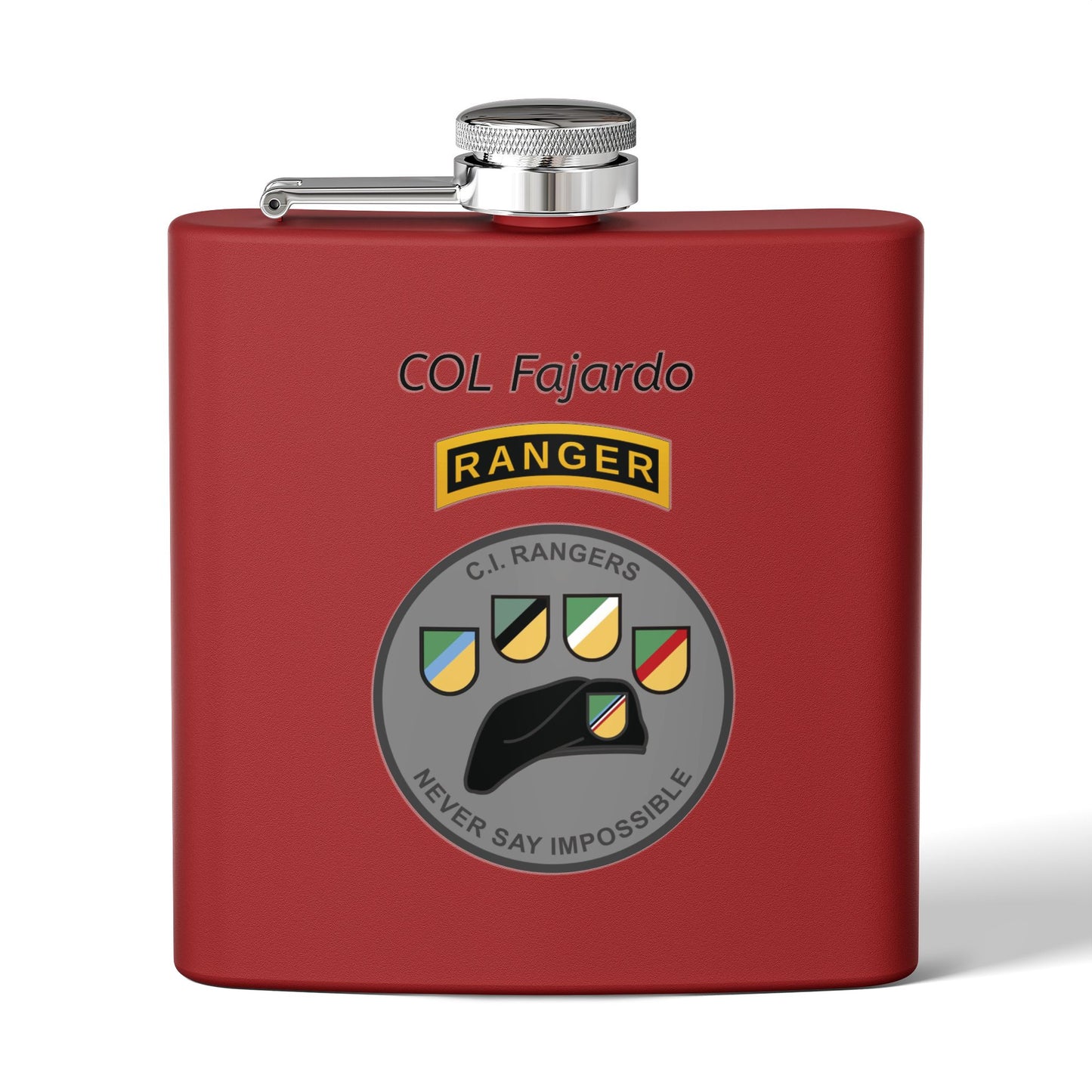 Stainless Steel Flask, 6oz
