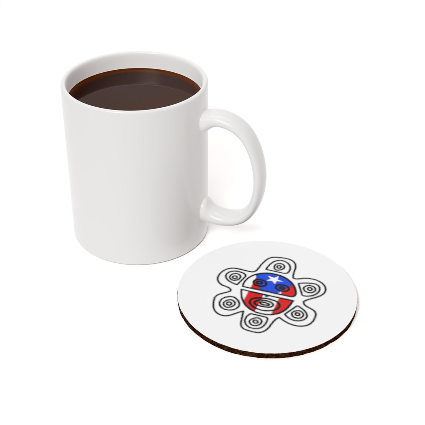 Sol Taino Cork Back Coaster
