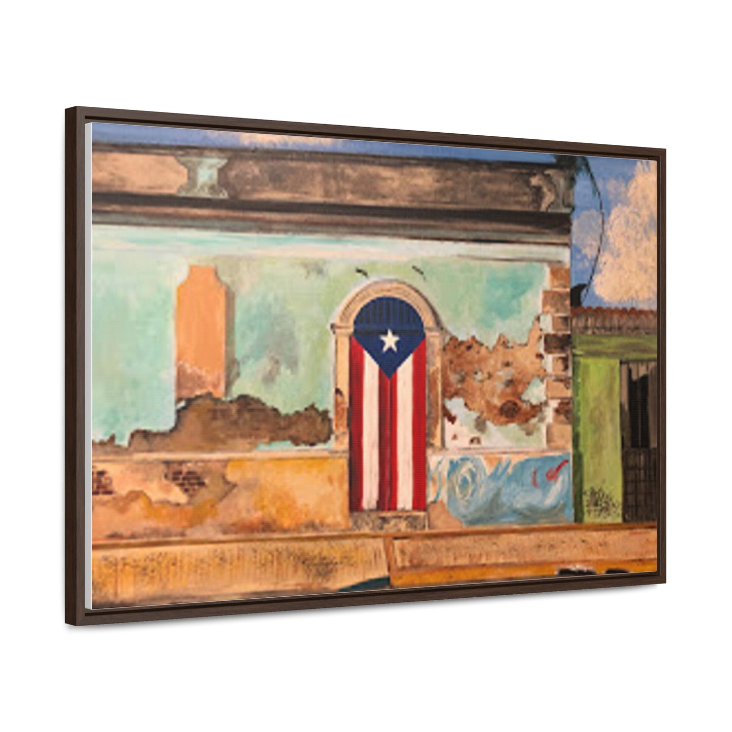 Puertas Gallery Canvas Wraps, Horizontal Frame
