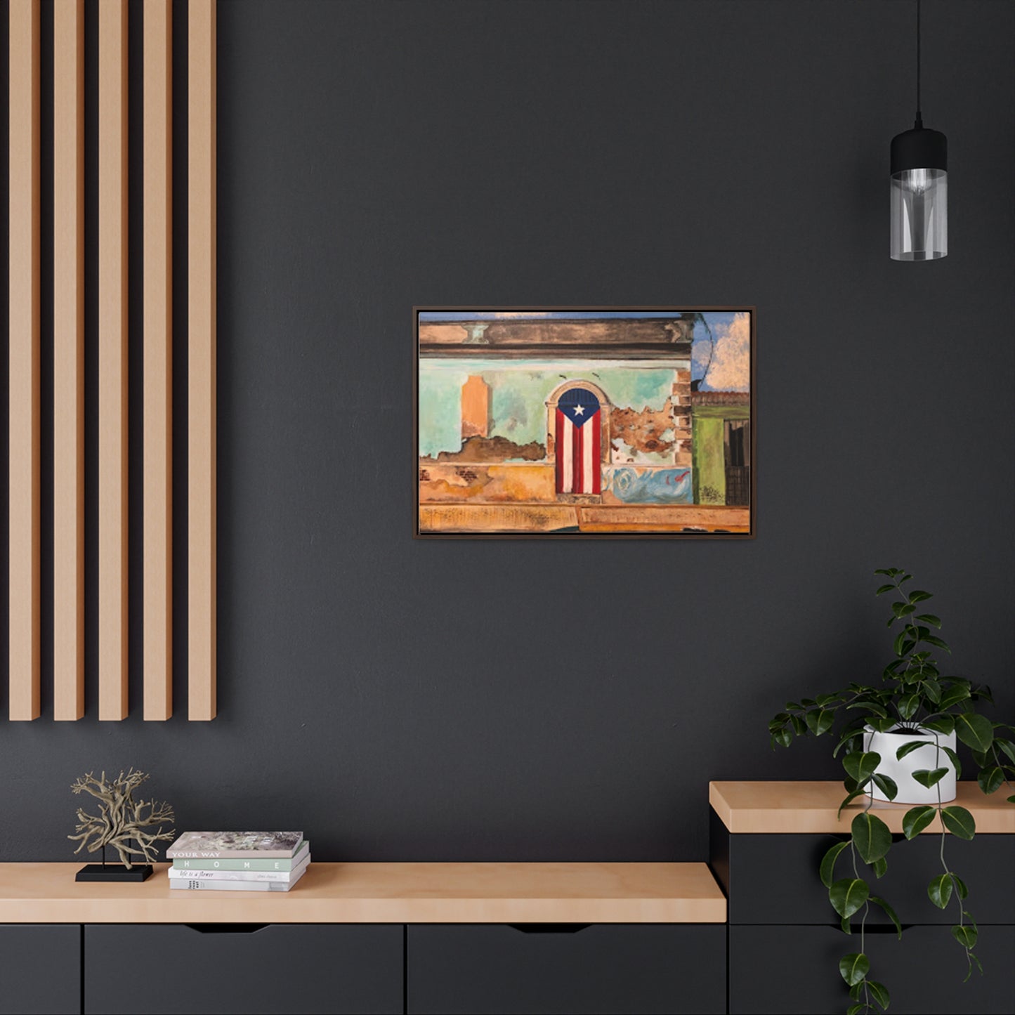 Puertas Gallery Canvas Wraps, Horizontal Frame