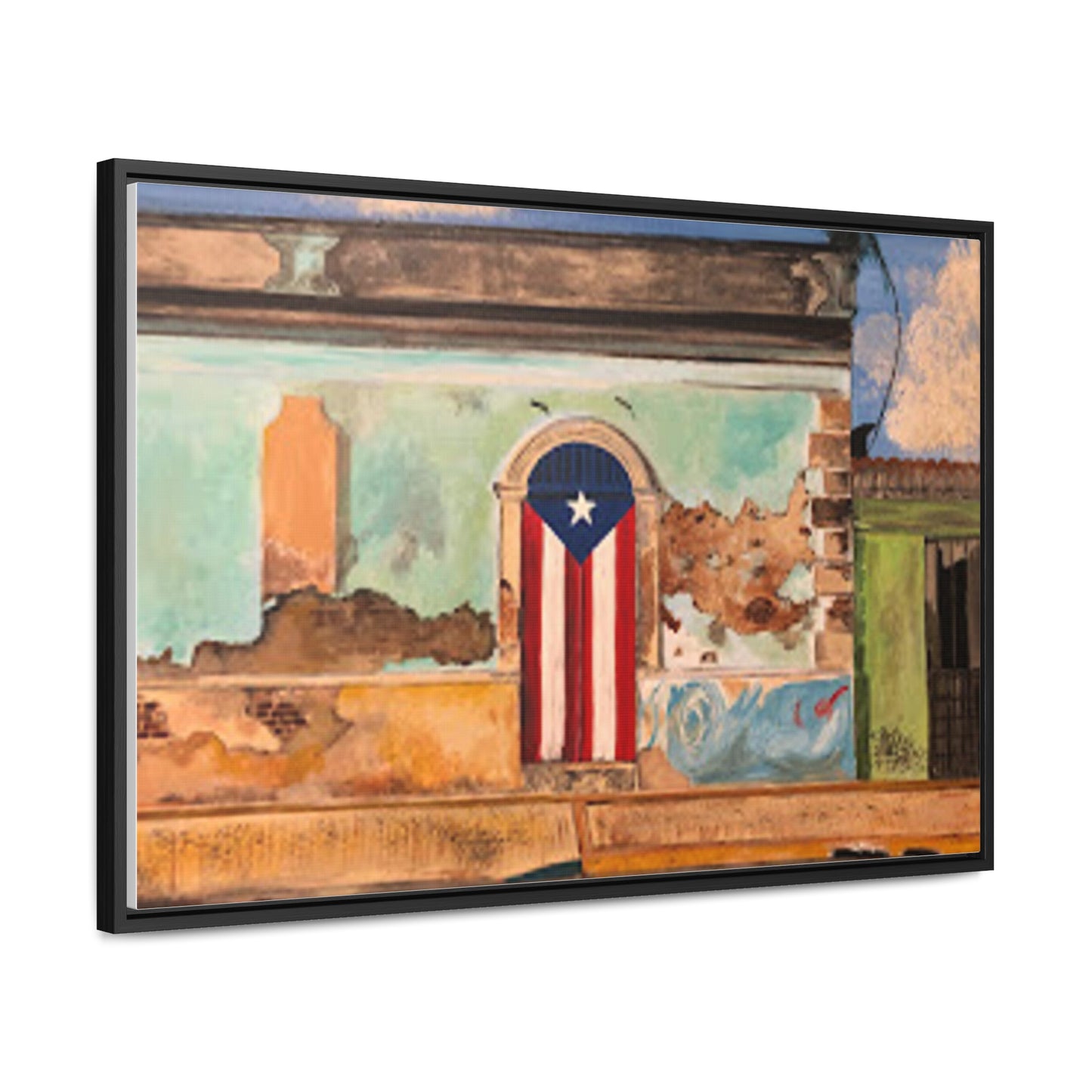 Puertas Gallery Canvas Wraps, Horizontal Frame
