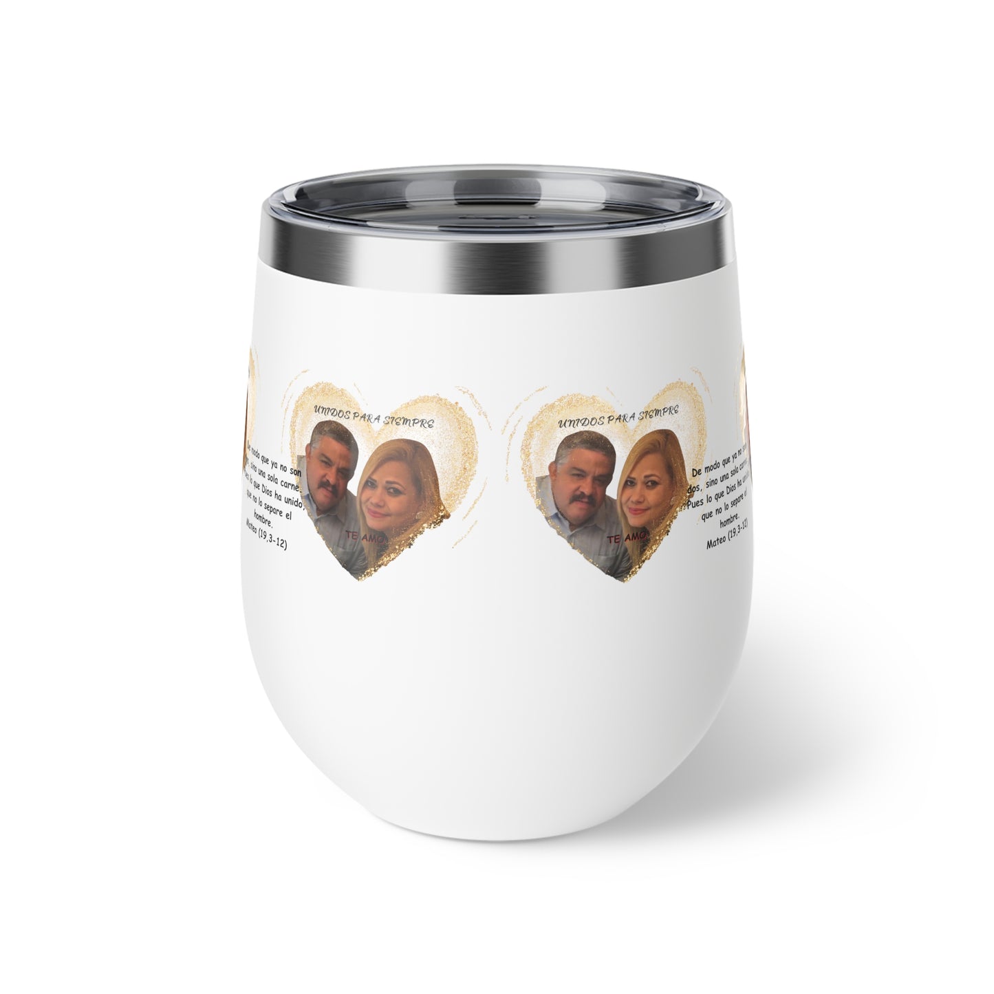 Lo Que Dios Ha Unido Copper Vacuum Insulated Cup, 12oz