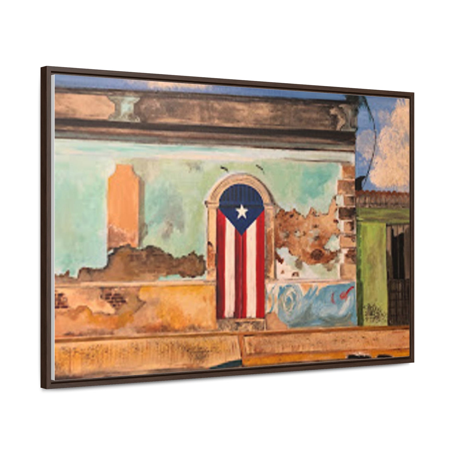 Puertas Gallery Canvas Wraps, Horizontal Frame