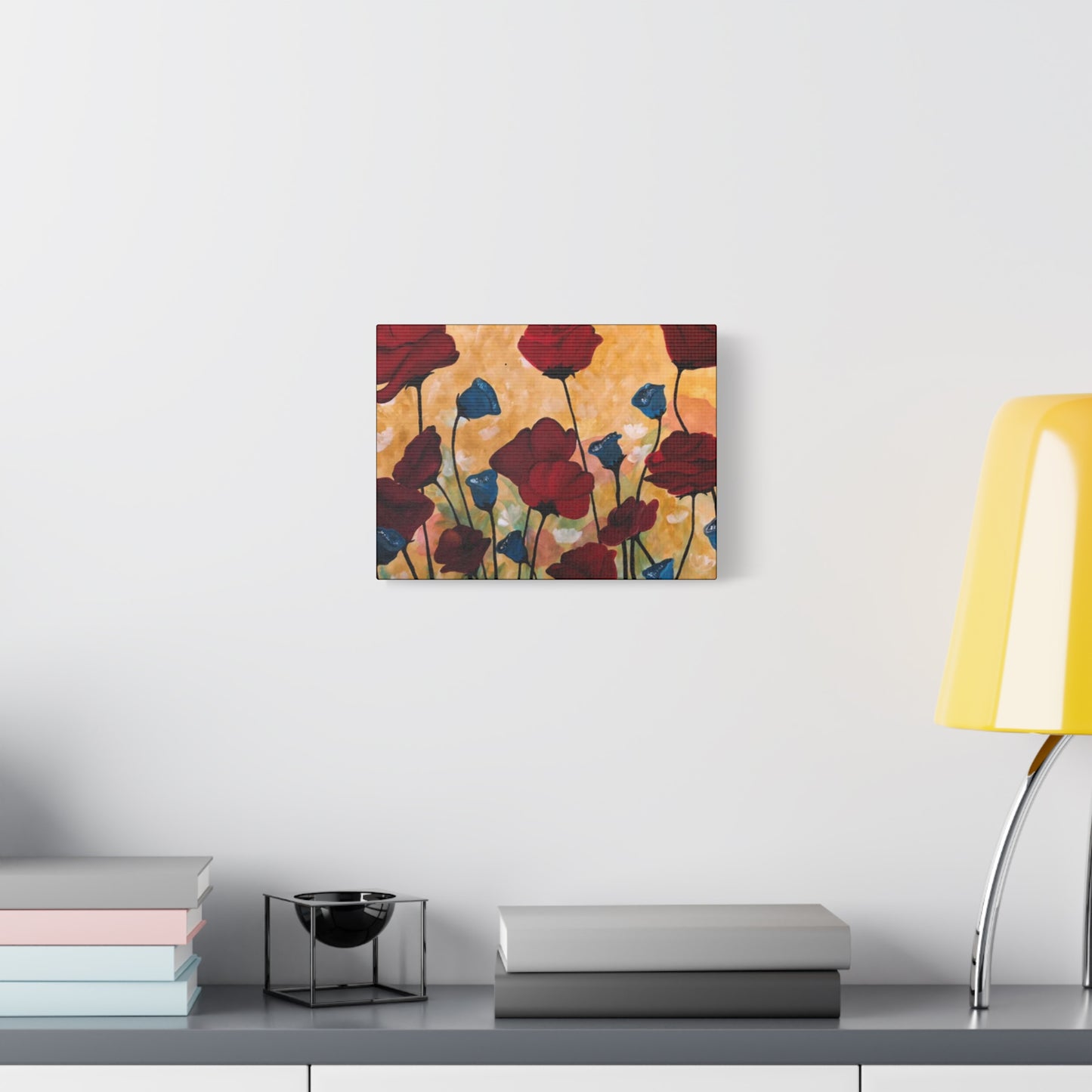Field of Poppies Matte Canvas, Stretched, 1.25"