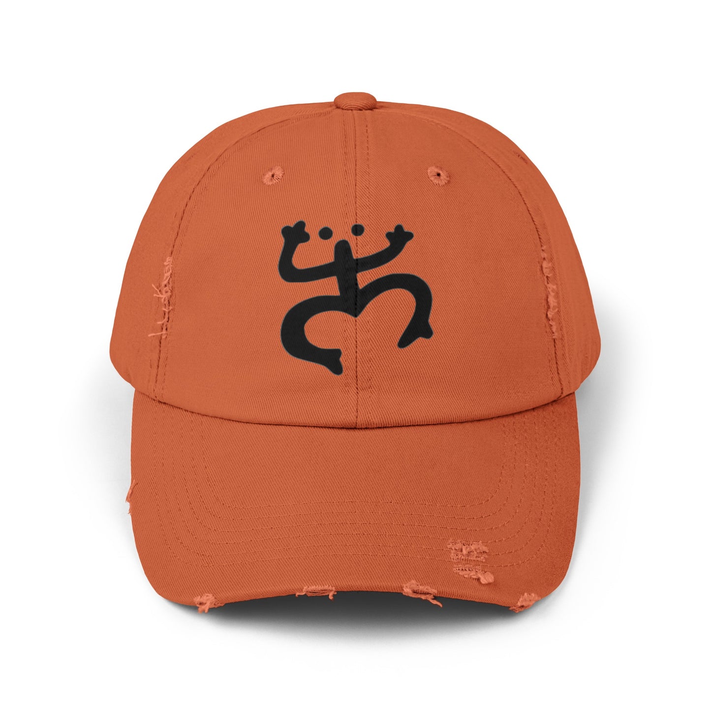 Coqui Taino Unisex Distressed Cap