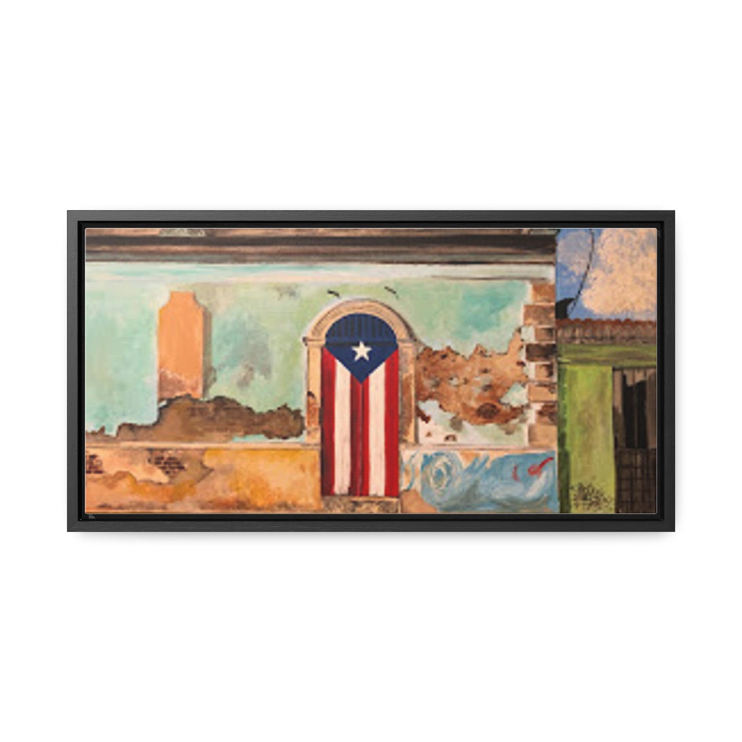 Puertas Gallery Canvas Wraps, Horizontal Frame