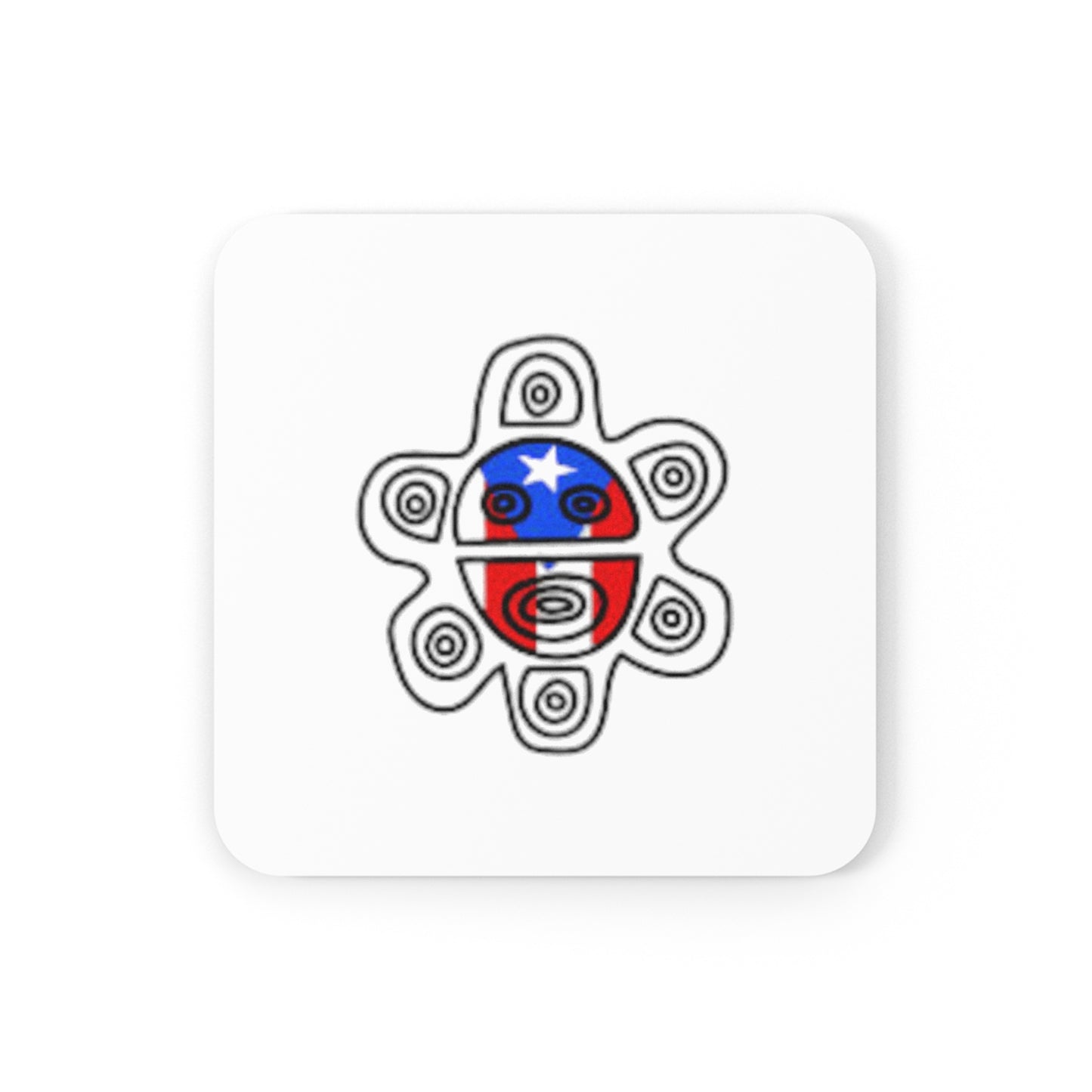 Sol Taino Cork Back Coaster