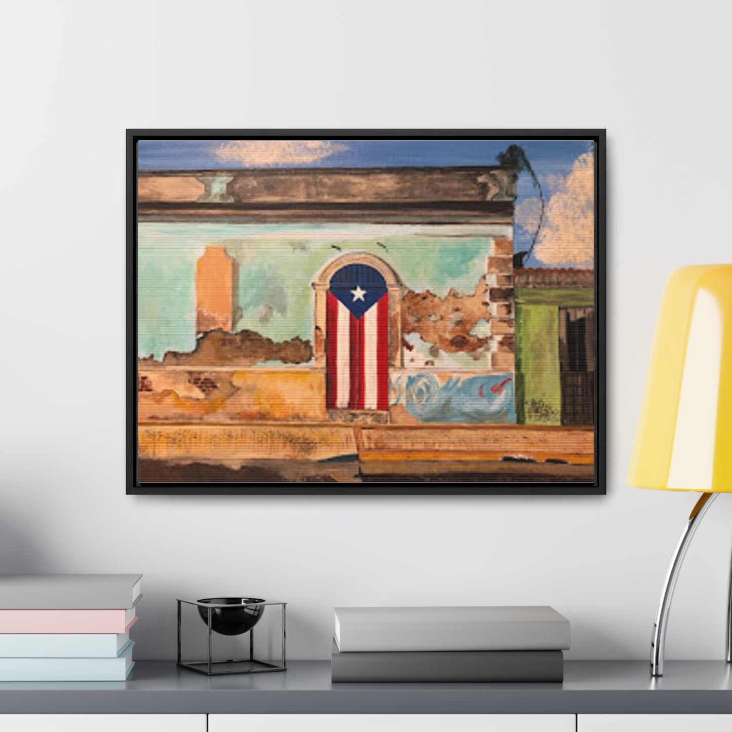 Puertas Gallery Canvas Wraps, Horizontal Frame