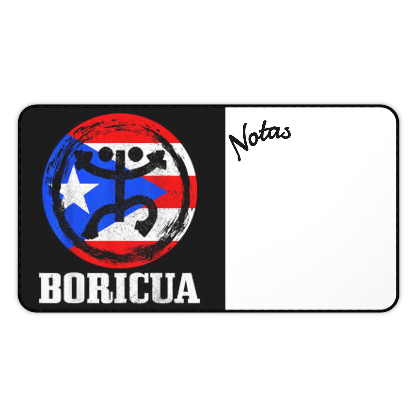 Boricua Desk Mat, Inspirational Desk Pad, Office Decor, Puerto Rican Pride Gift, Home Office Accessory, Creative Workspace