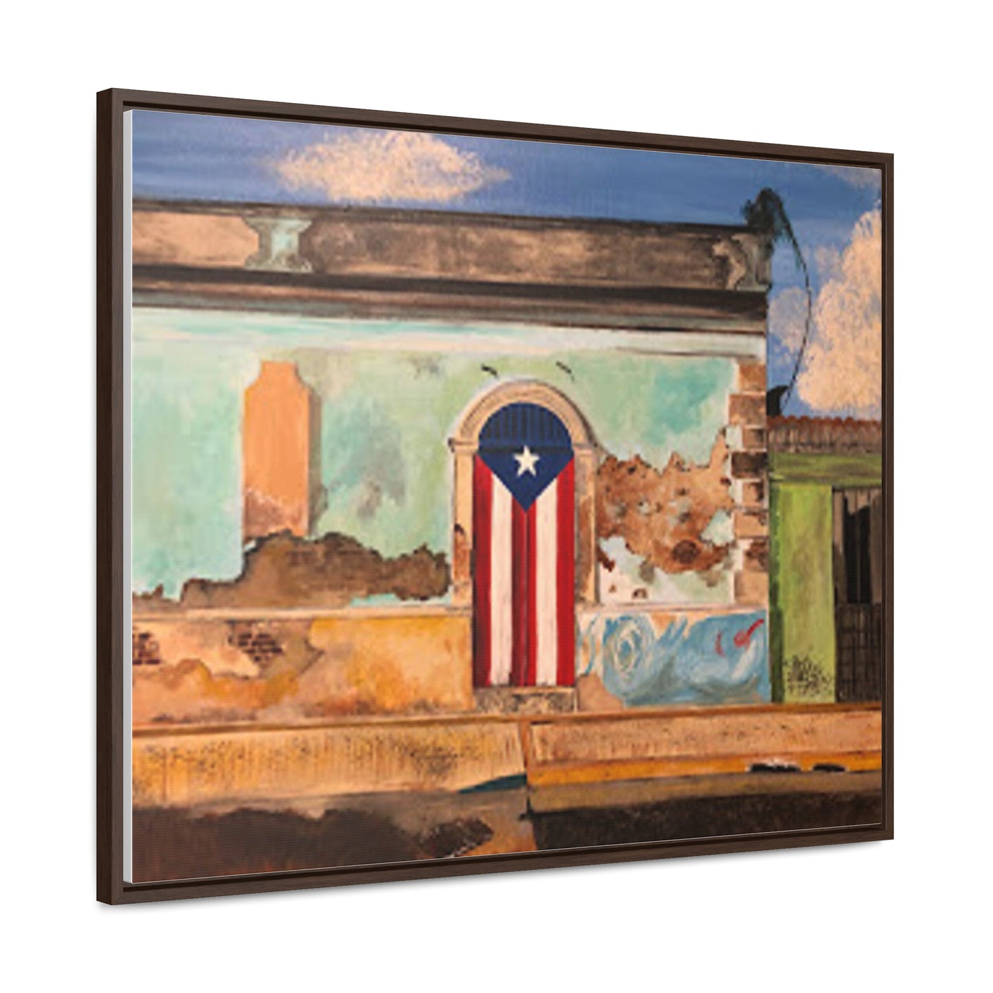 Puertas Gallery Canvas Wraps, Horizontal Frame
