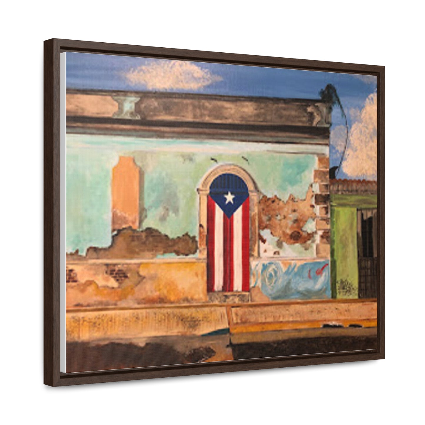 Puertas Gallery Canvas Wraps, Horizontal Frame