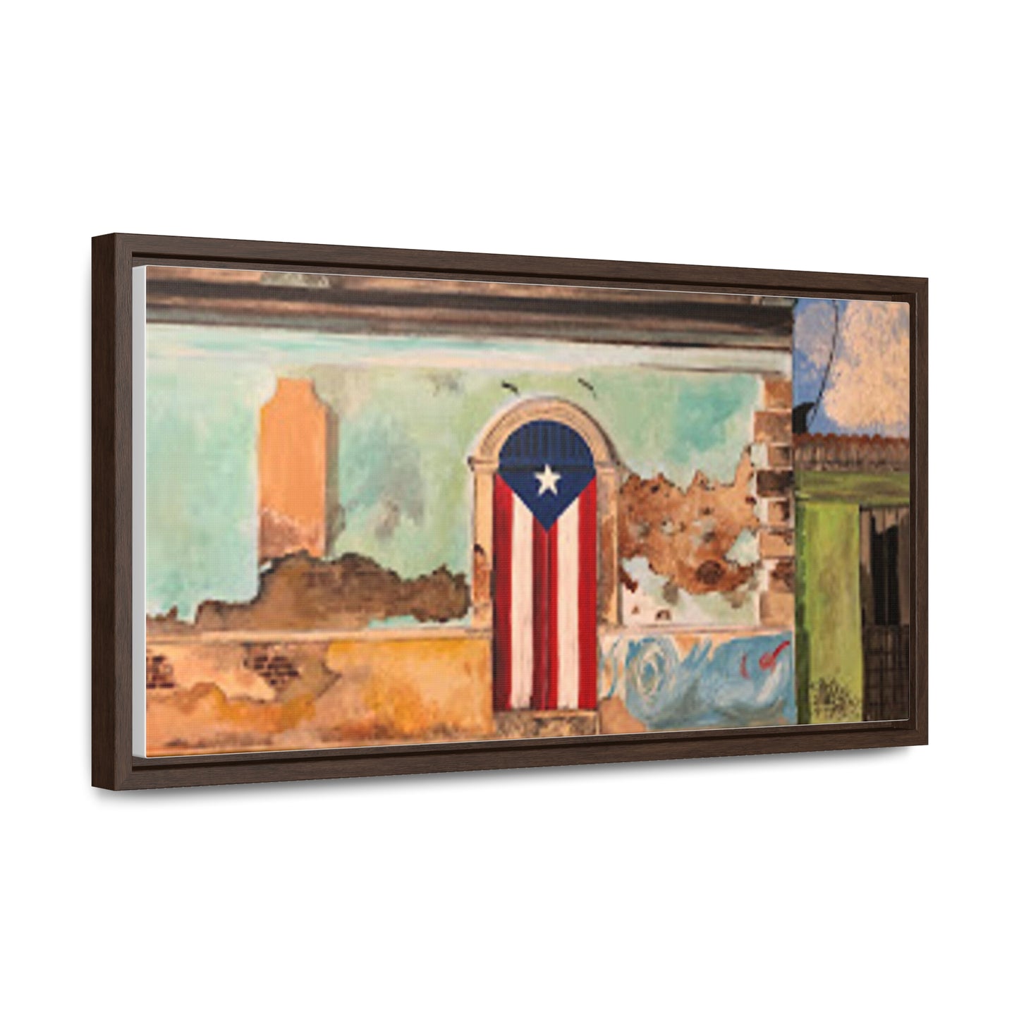Puertas Gallery Canvas Wraps, Horizontal Frame