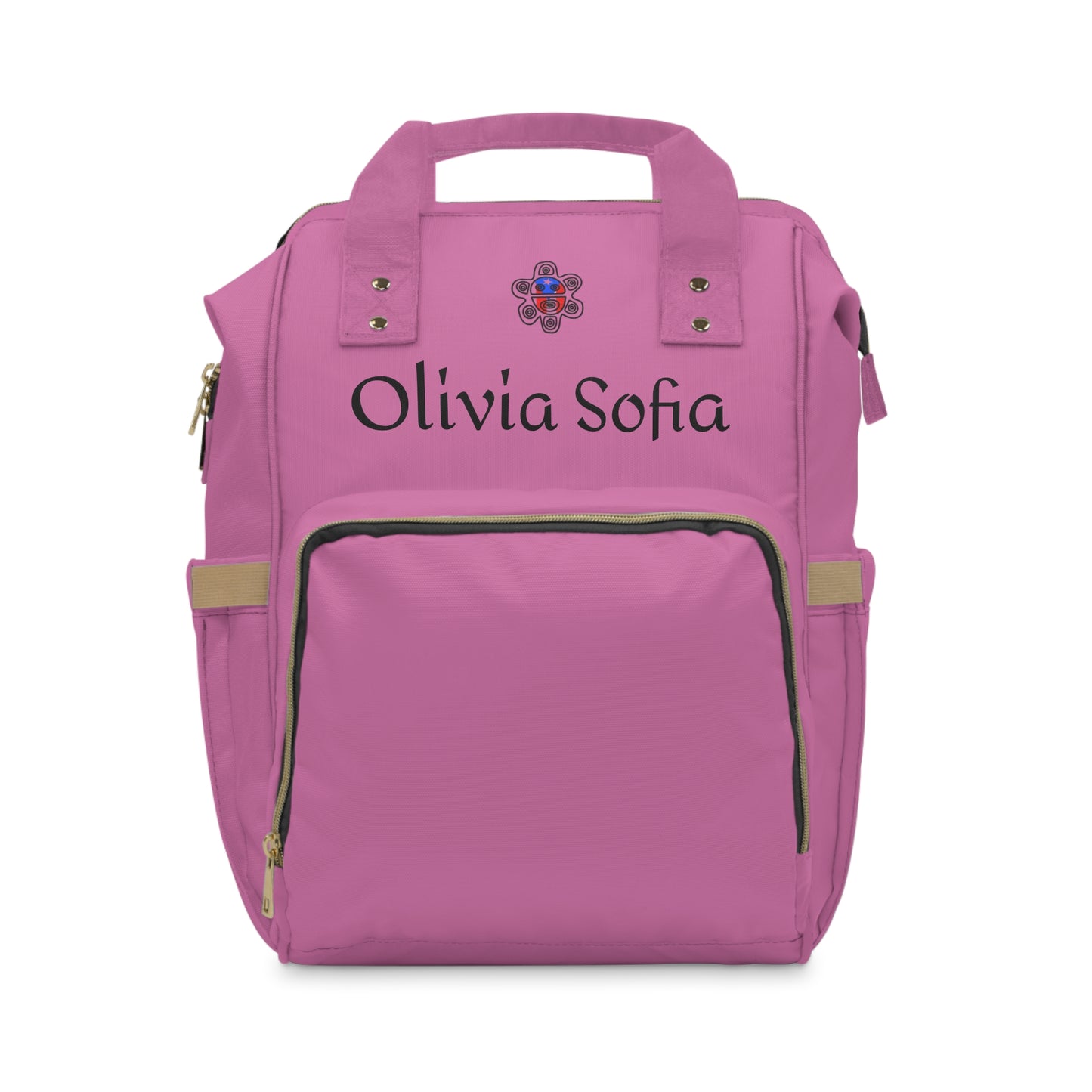 Girls Personalized Multifunctional Diaper Backpack