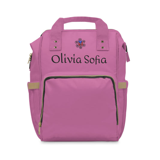 Girls Personalized Multifunctional Diaper Backpack