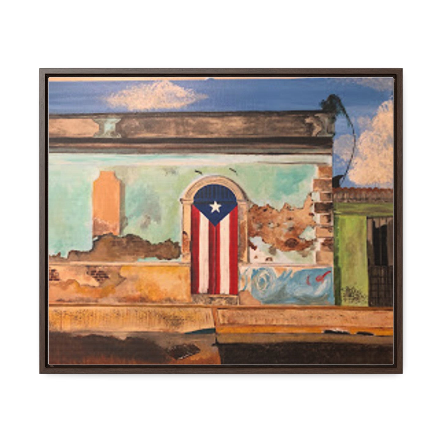 Puertas Gallery Canvas Wraps, Horizontal Frame