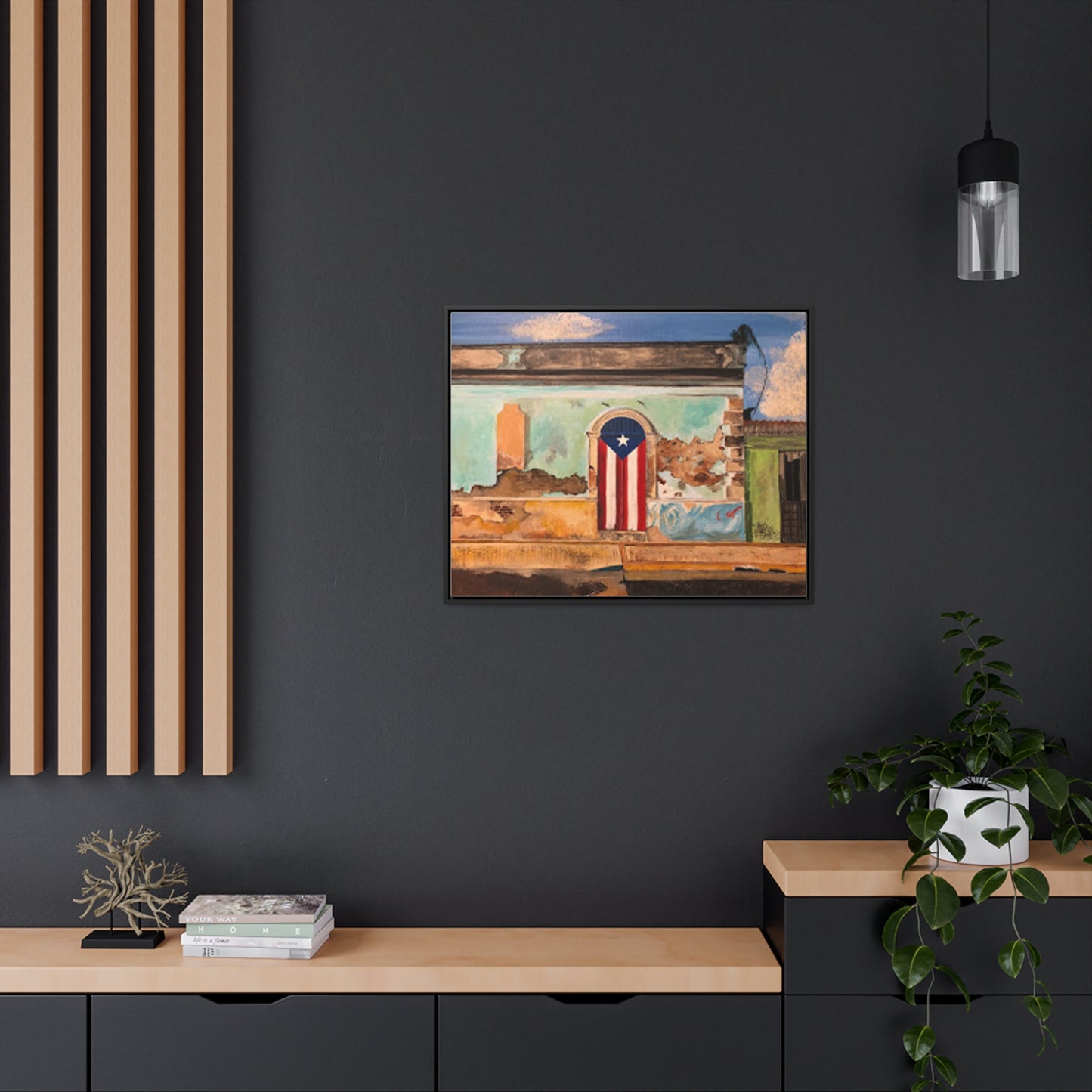 Puertas Gallery Canvas Wraps, Horizontal Frame
