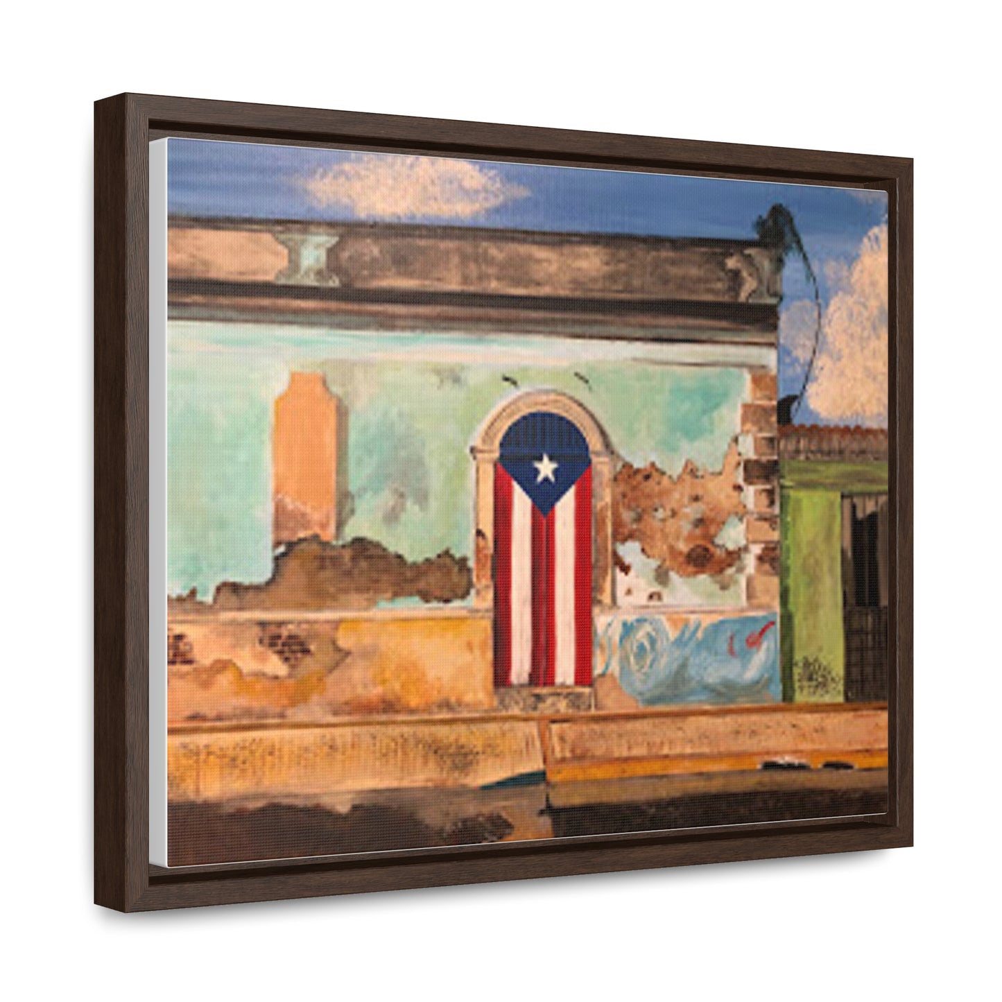 Puertas Gallery Canvas Wraps, Horizontal Frame