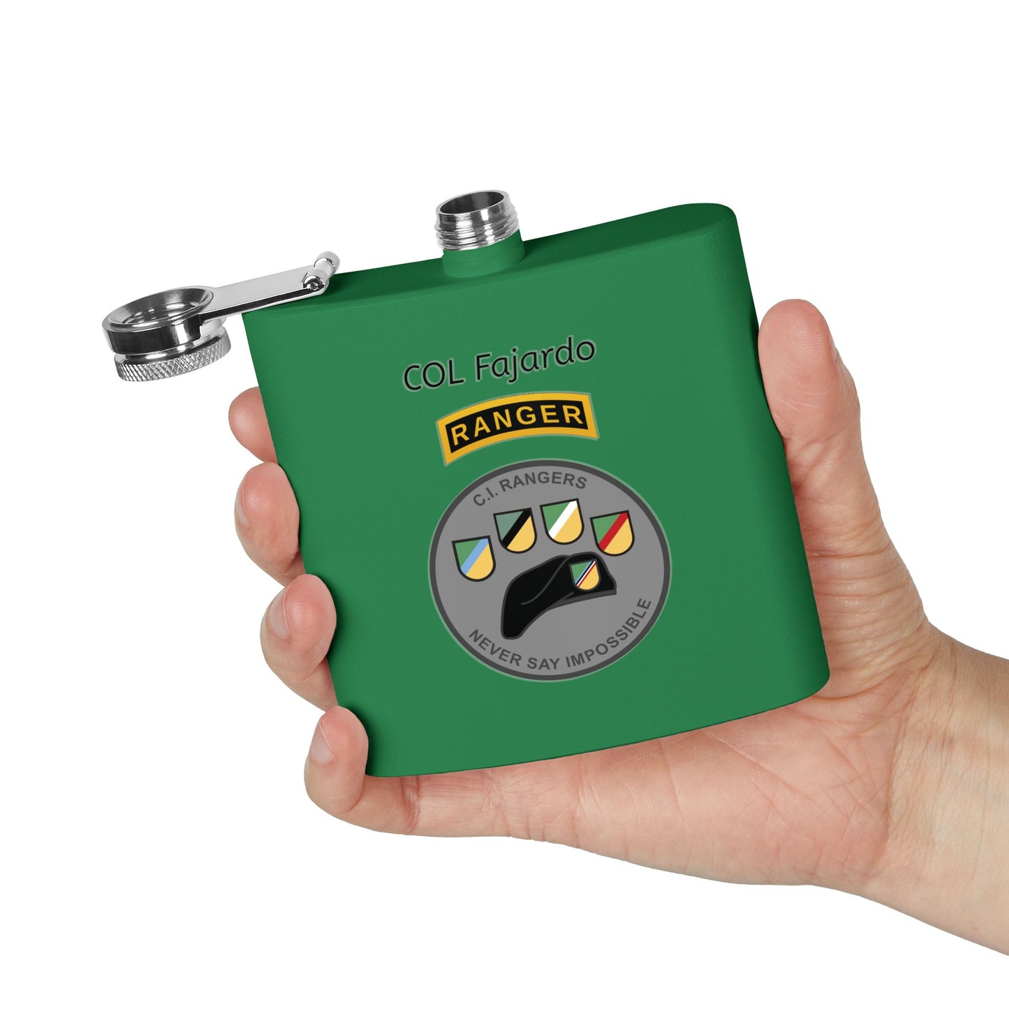 Stainless Steel Flask, 6oz