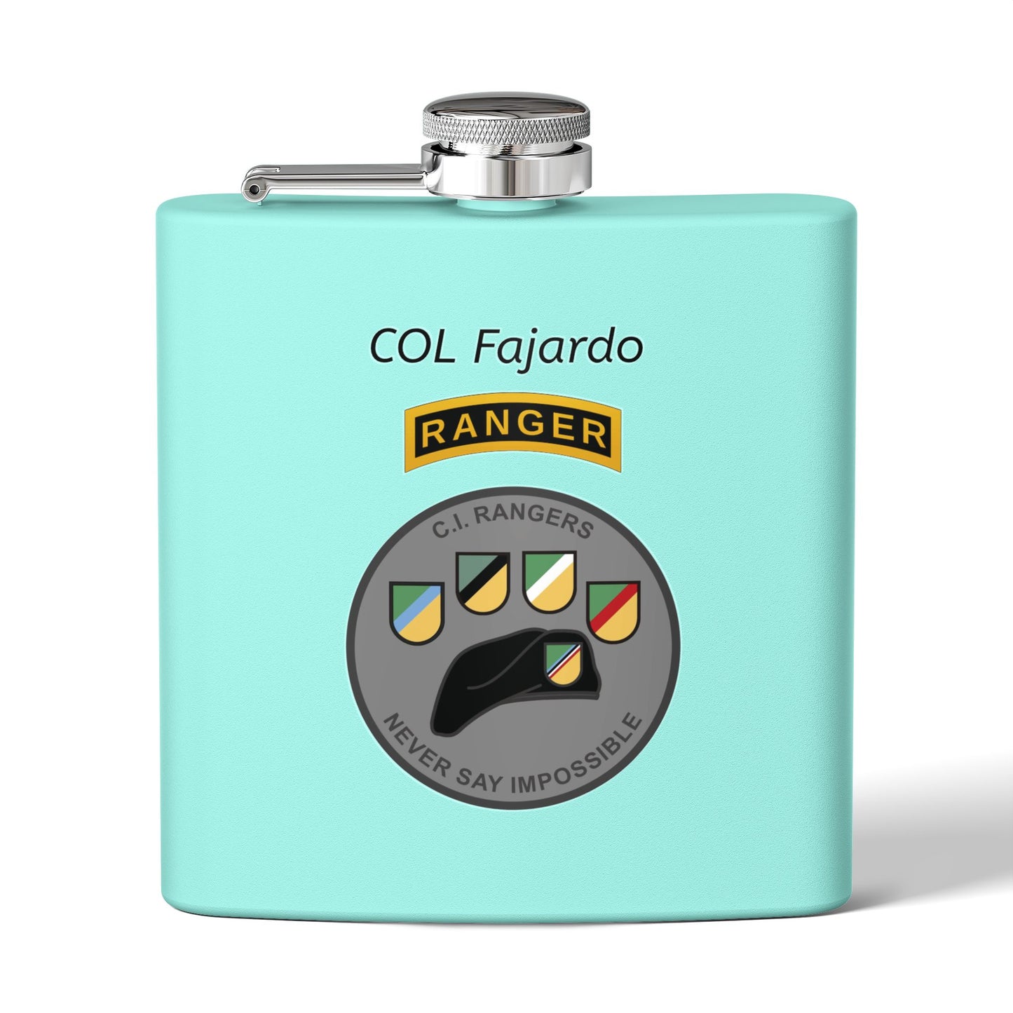 Stainless Steel Flask, 6oz
