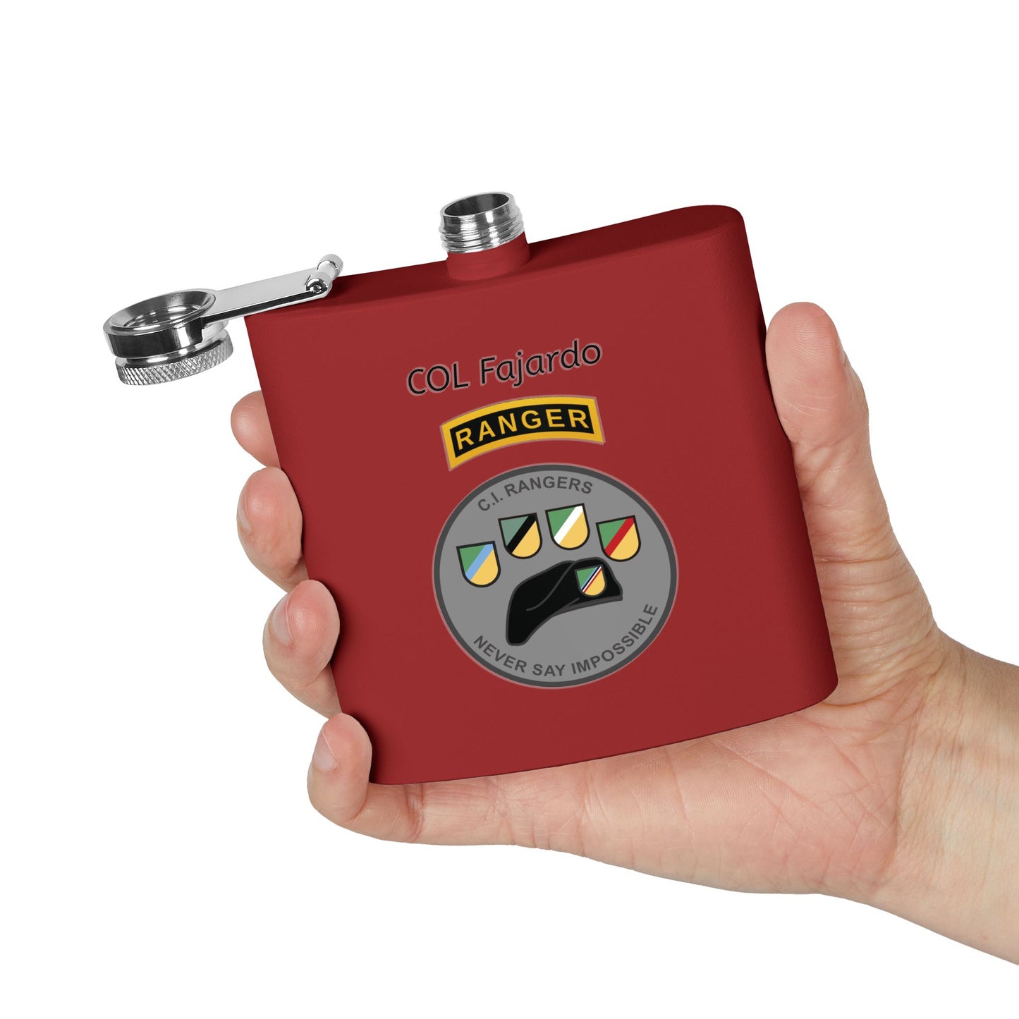 Stainless Steel Flask, 6oz