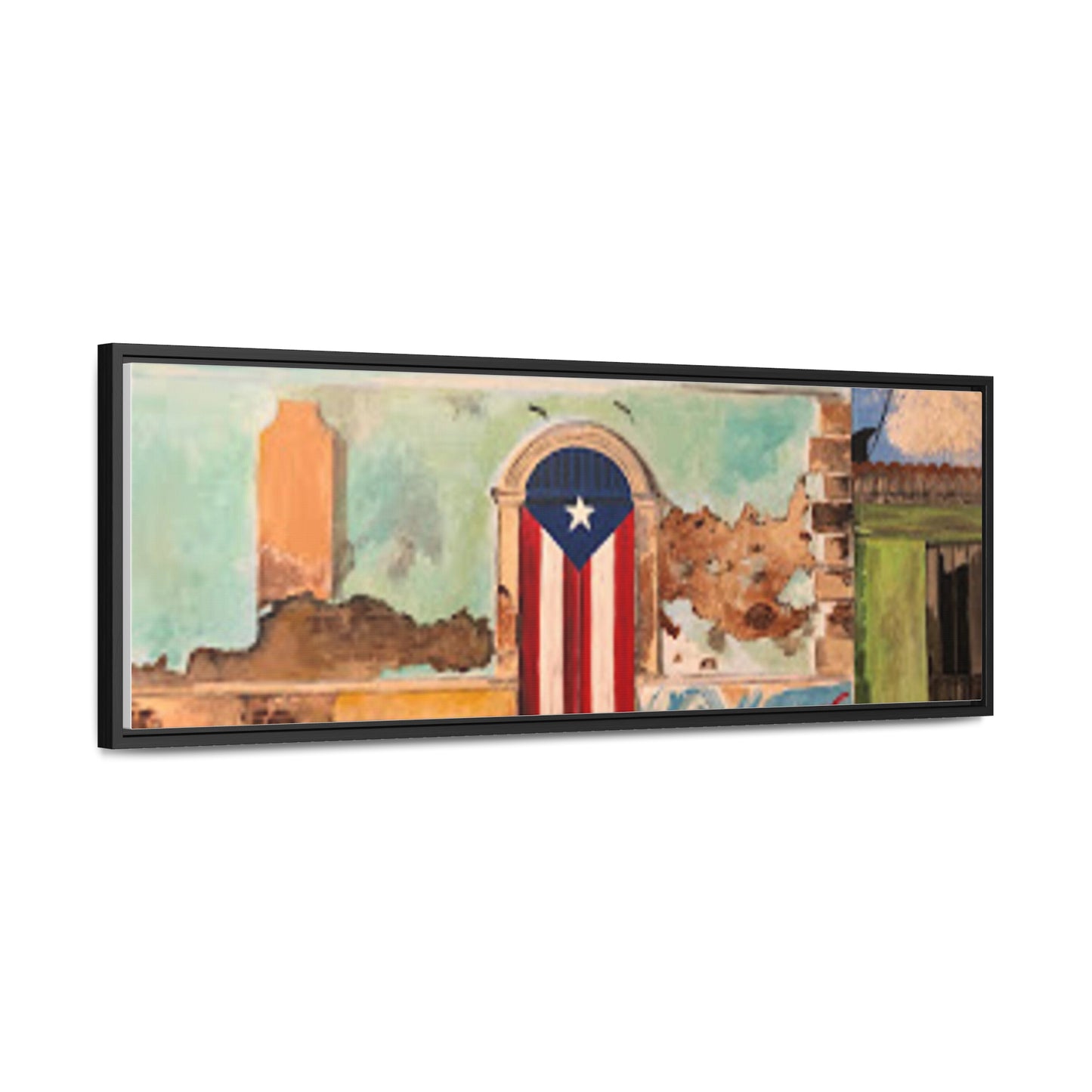 Puertas Gallery Canvas Wraps, Horizontal Frame