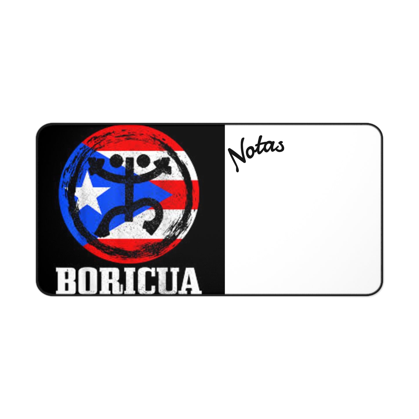 Boricua Desk Mat, Inspirational Desk Pad, Office Decor, Puerto Rican Pride Gift, Home Office Accessory, Creative Workspace