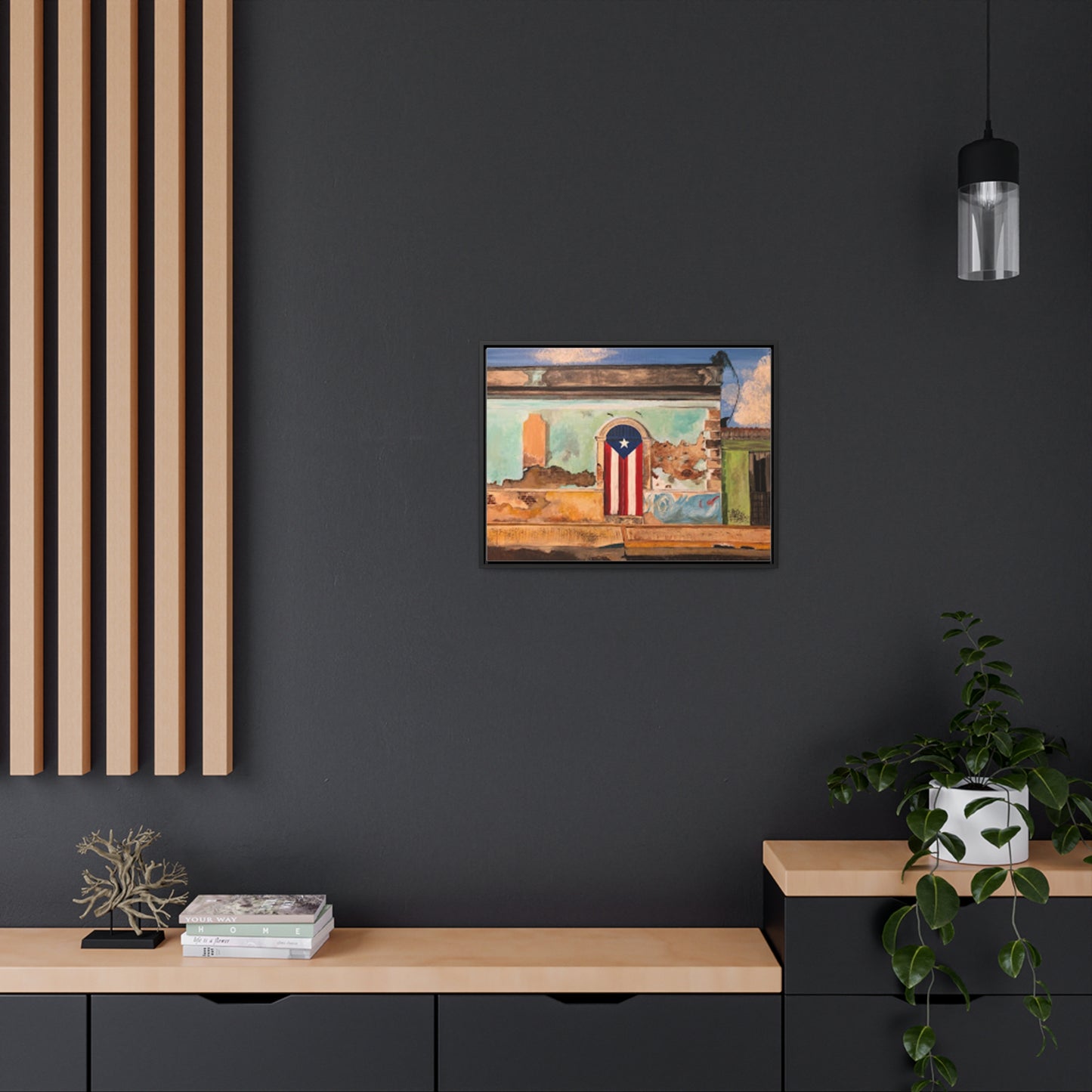 Puertas Gallery Canvas Wraps, Horizontal Frame