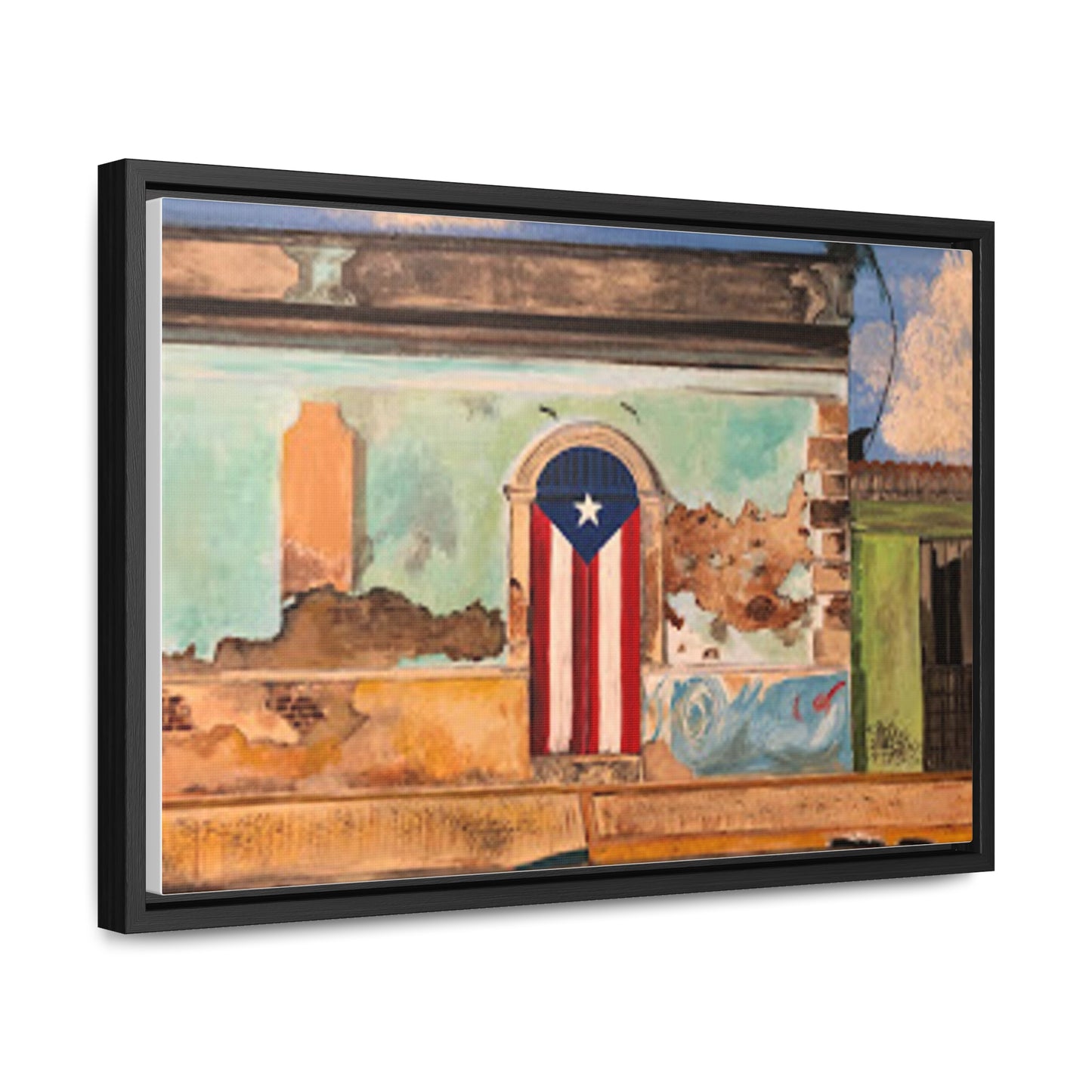 Puertas Gallery Canvas Wraps, Horizontal Frame