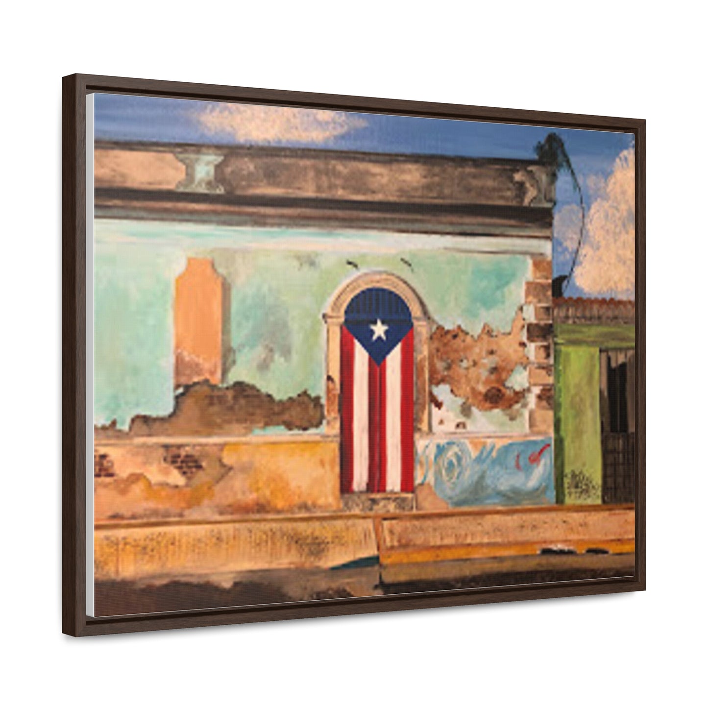 Puertas Gallery Canvas Wraps, Horizontal Frame